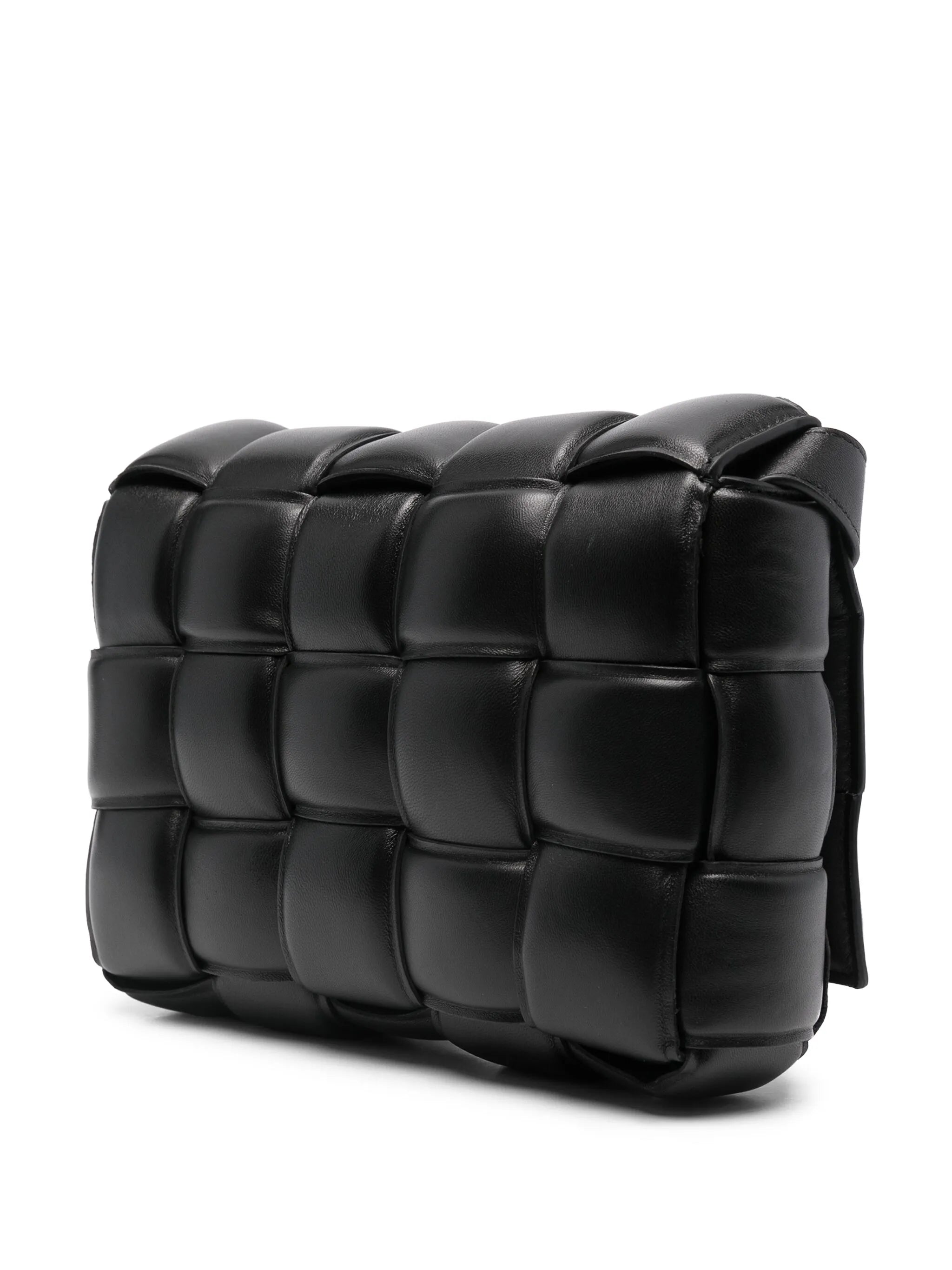 Padded Cassette Intrecciato crossbody bag