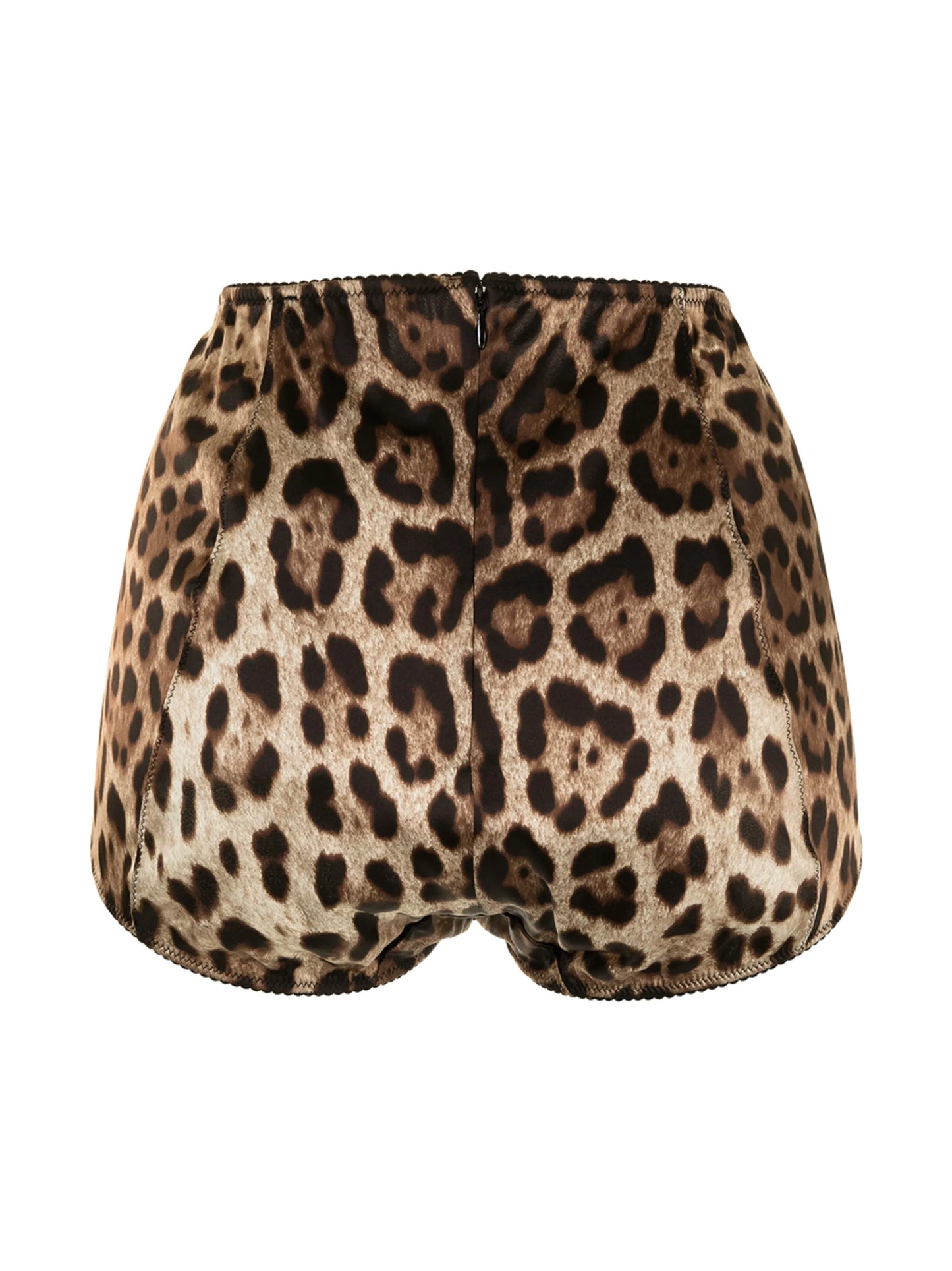 leopard-print high-waisted briefs