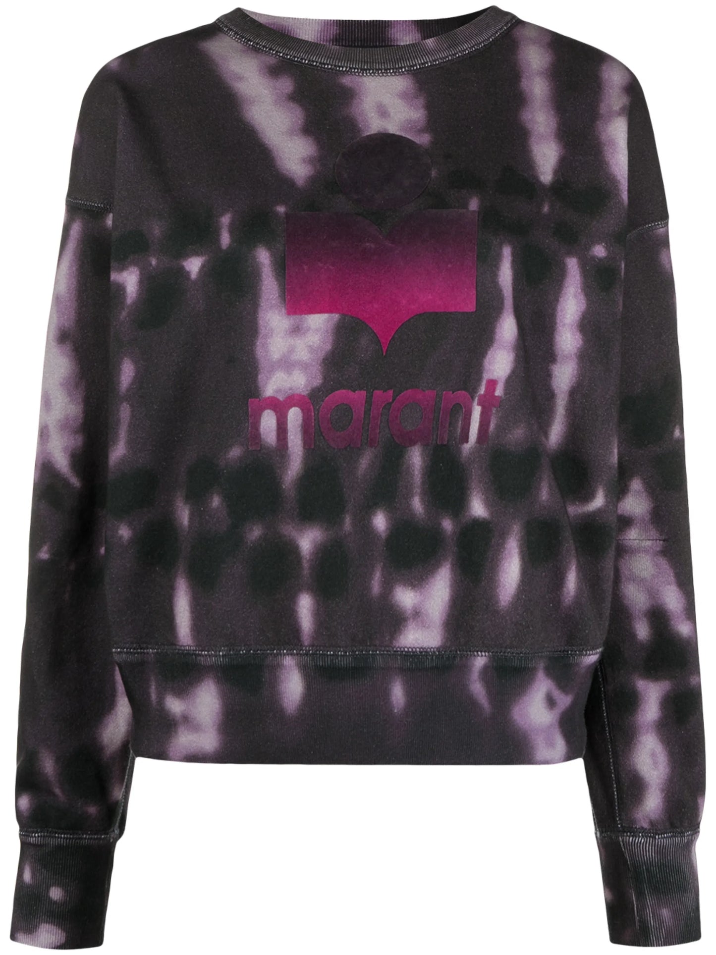 tie-dye print sweatshirt