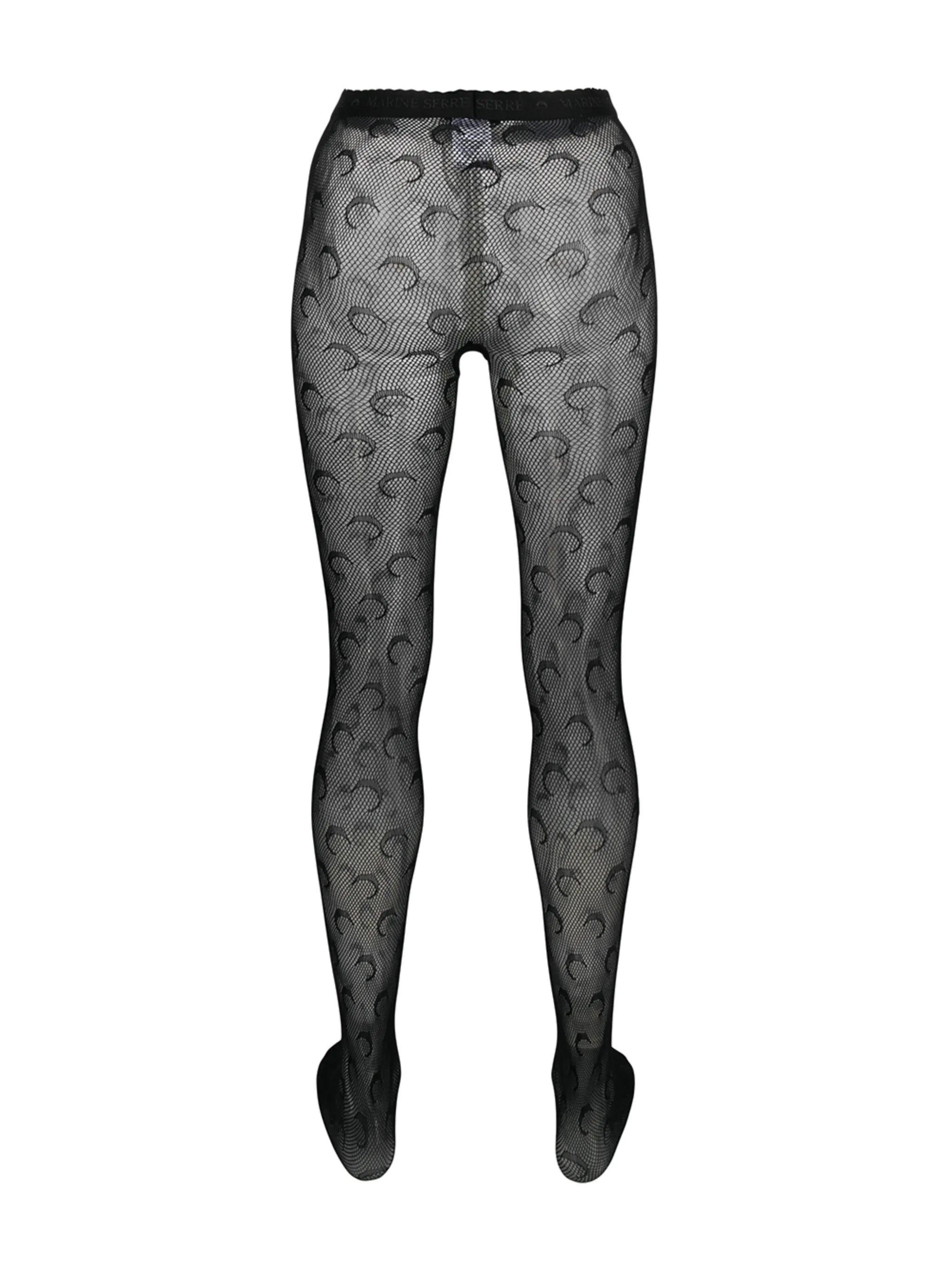 half-moon fishnet tights