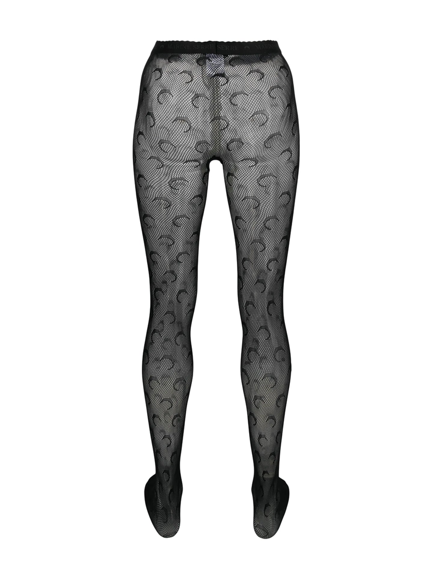 half-moon fishnet tights