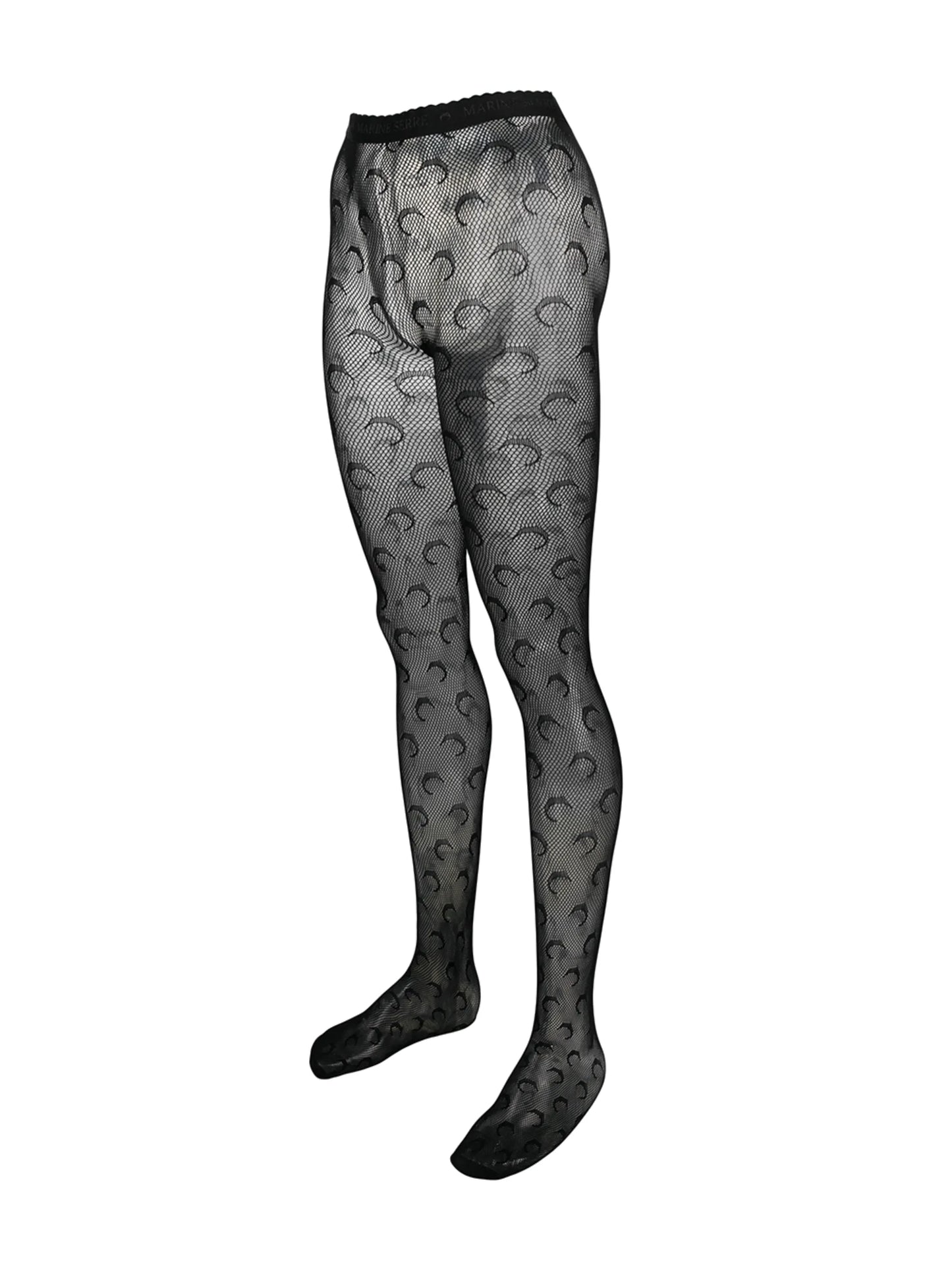 half-moon fishnet tights
