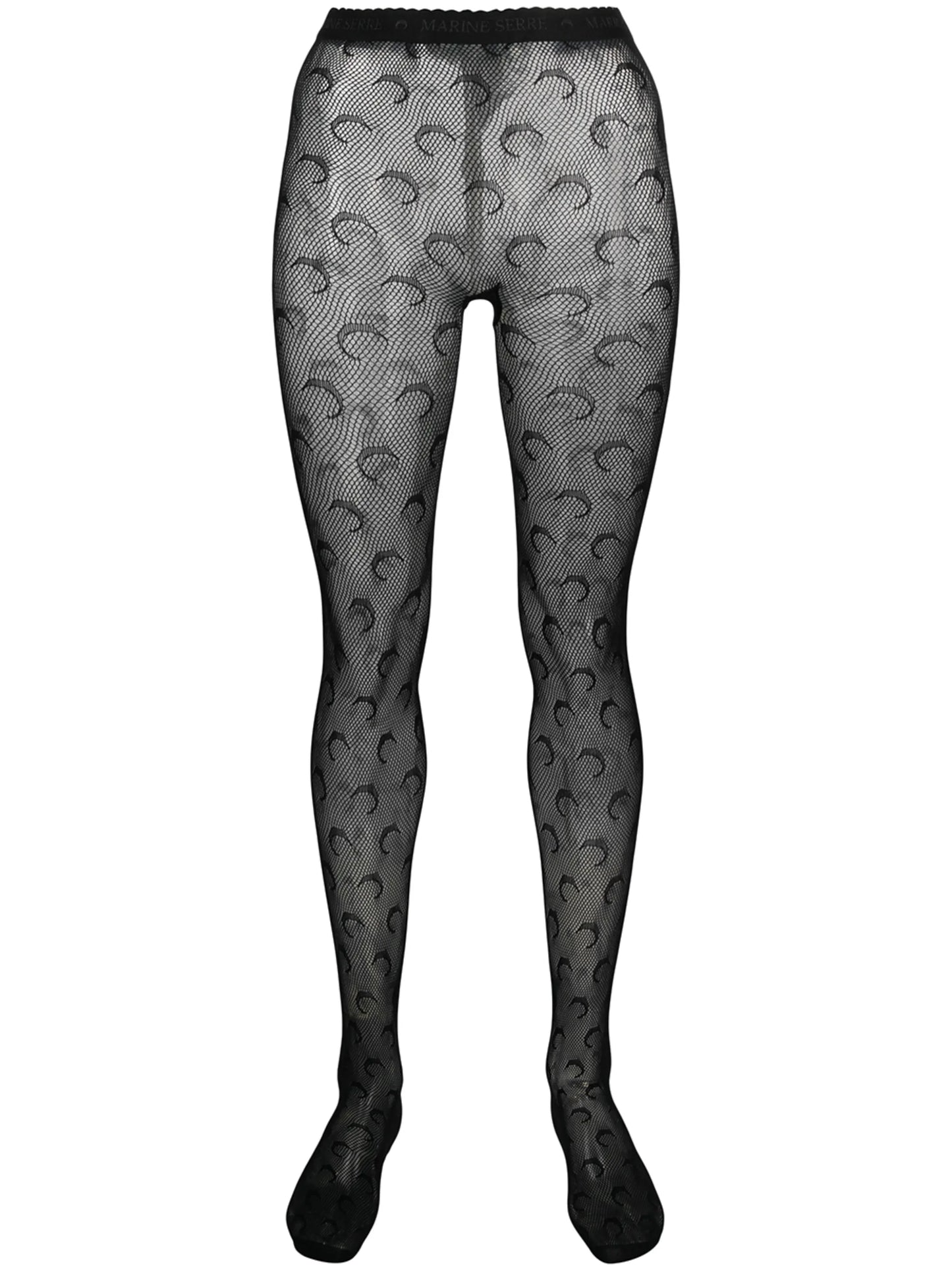 half-moon fishnet tights