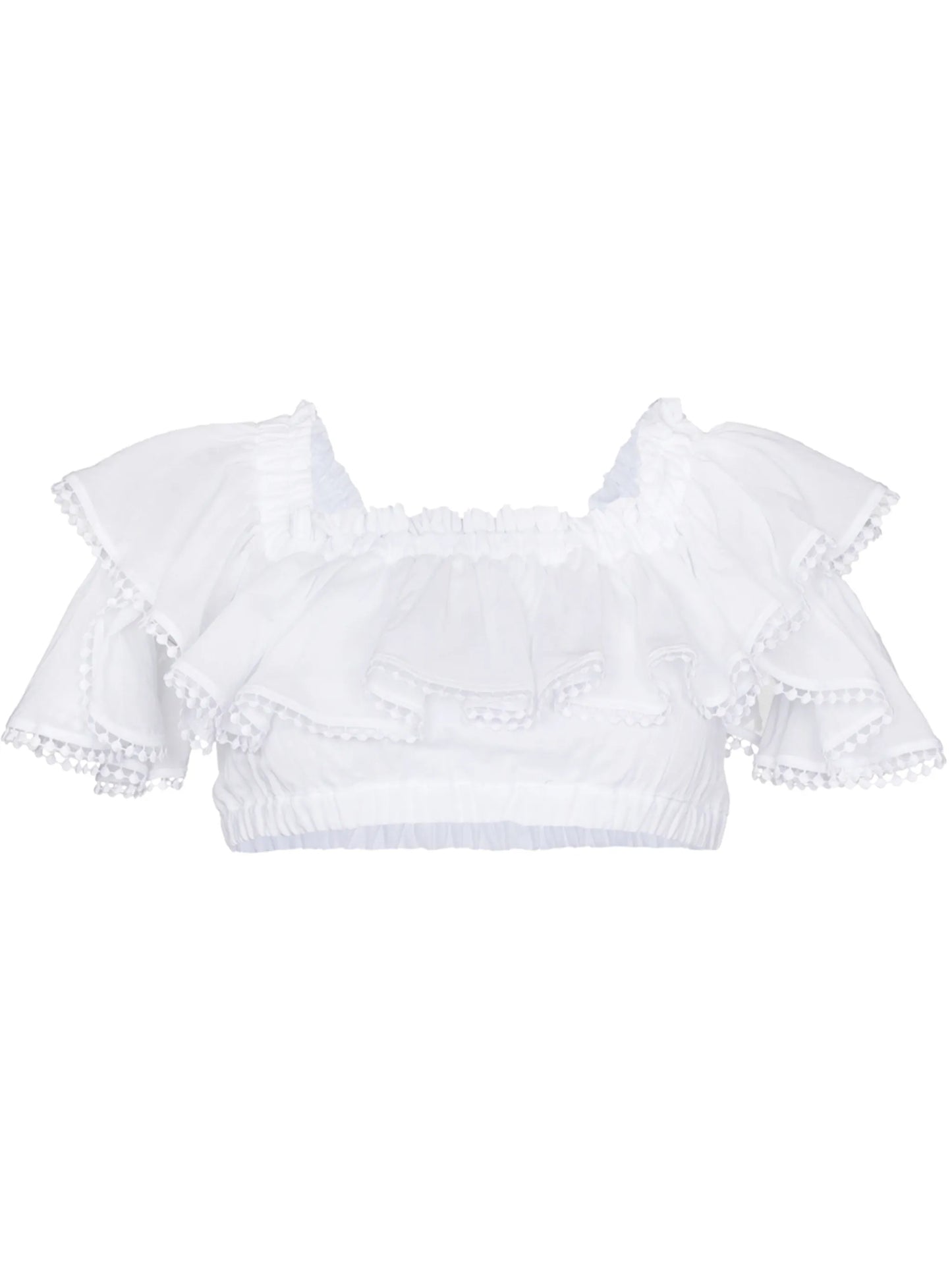 Cata off-shoulder crop top