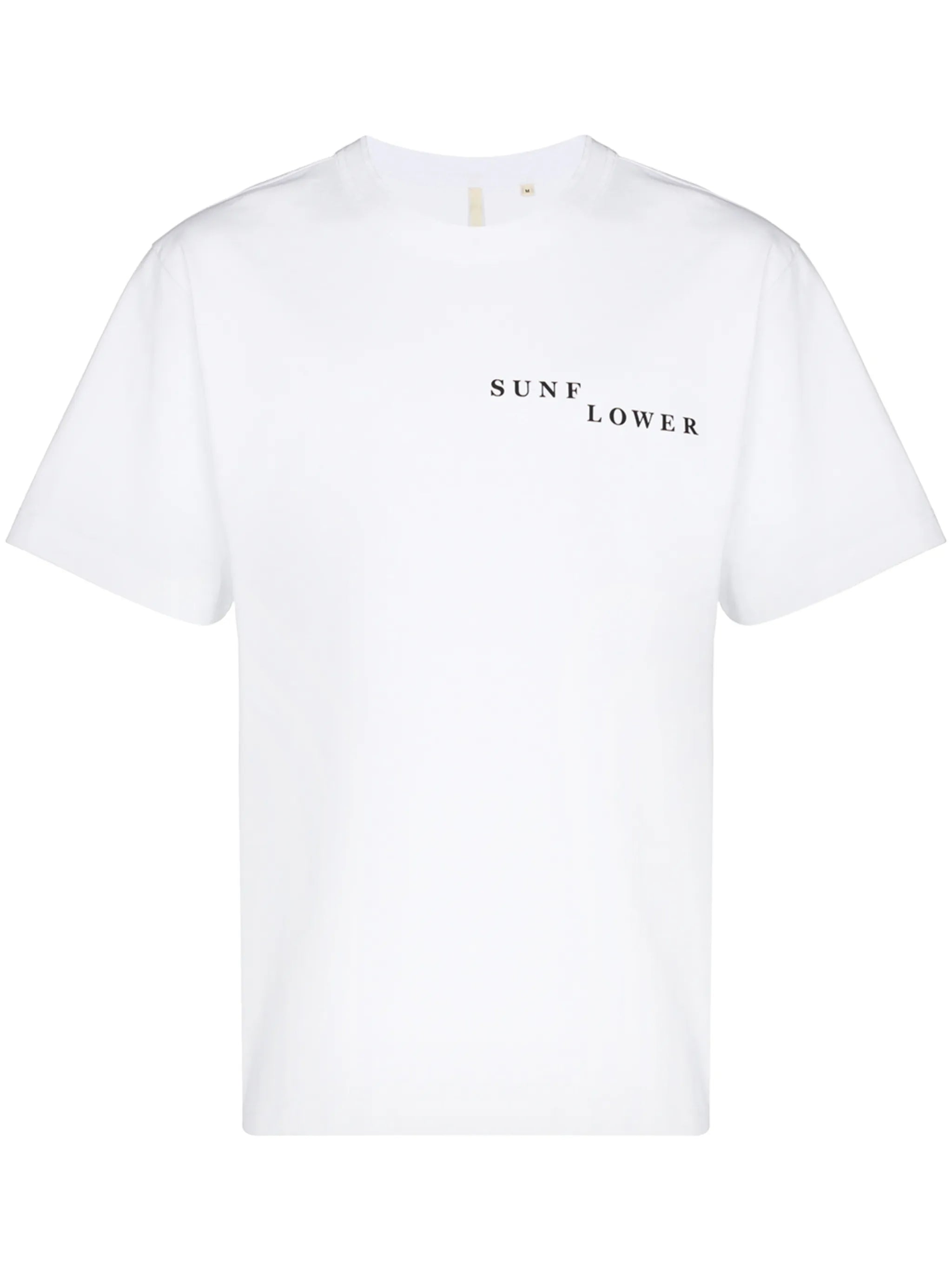 broken logo print T-shirt