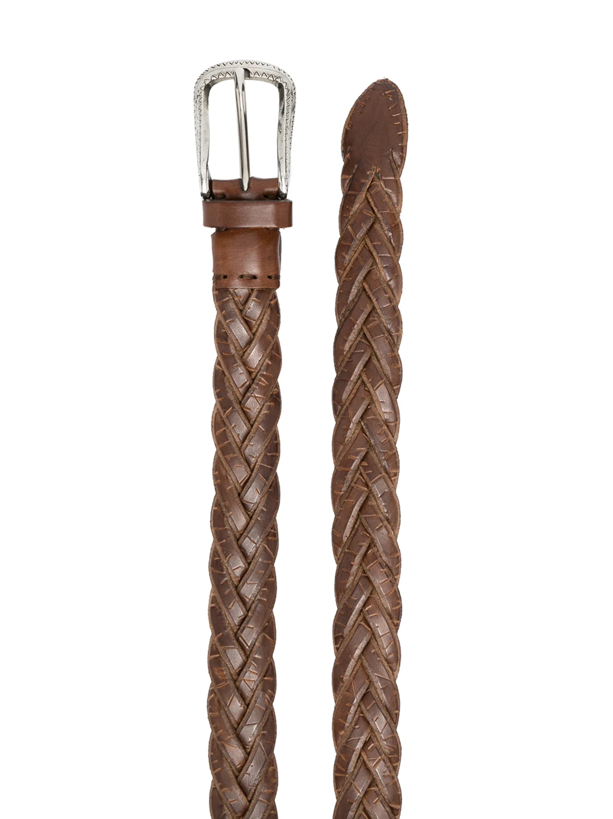 woven leather belt