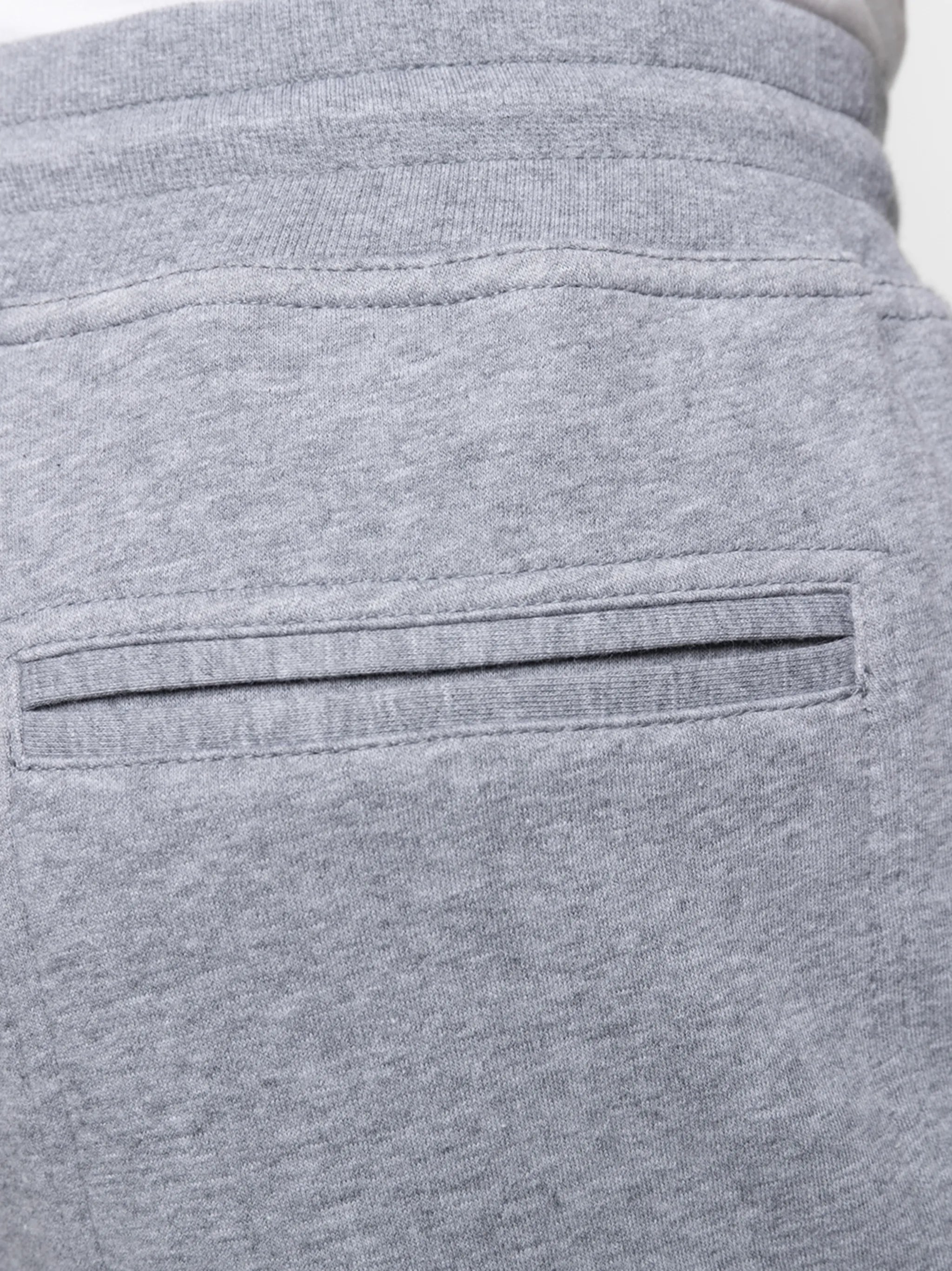 tapered cotton-blend trousers