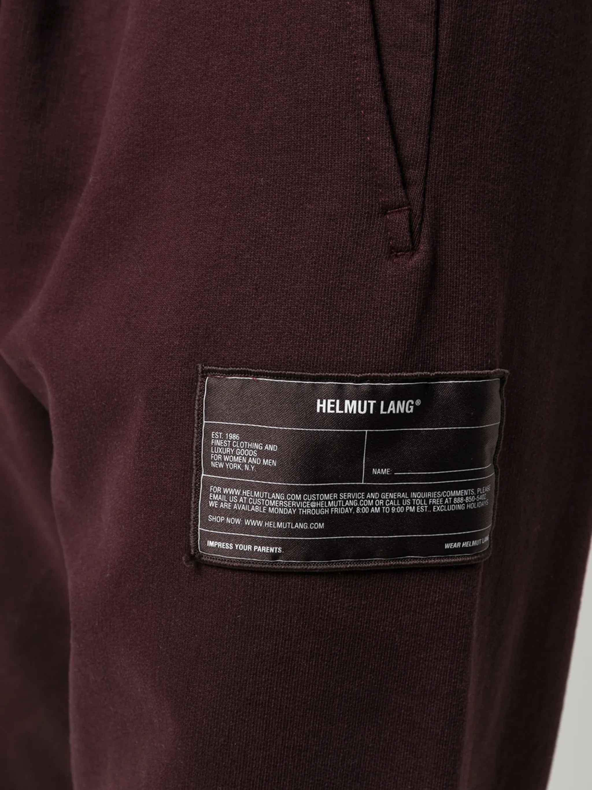 logo-patch joggers