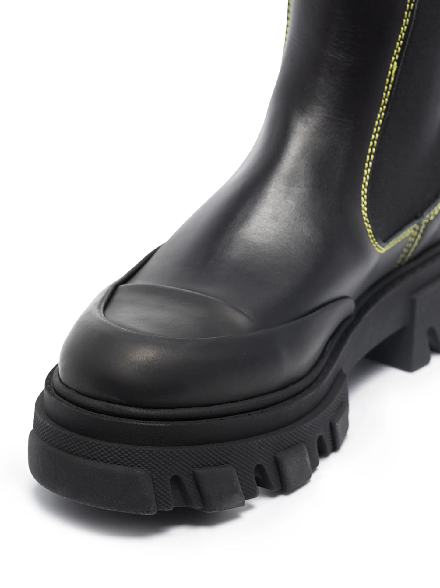 knee-high leather boots
