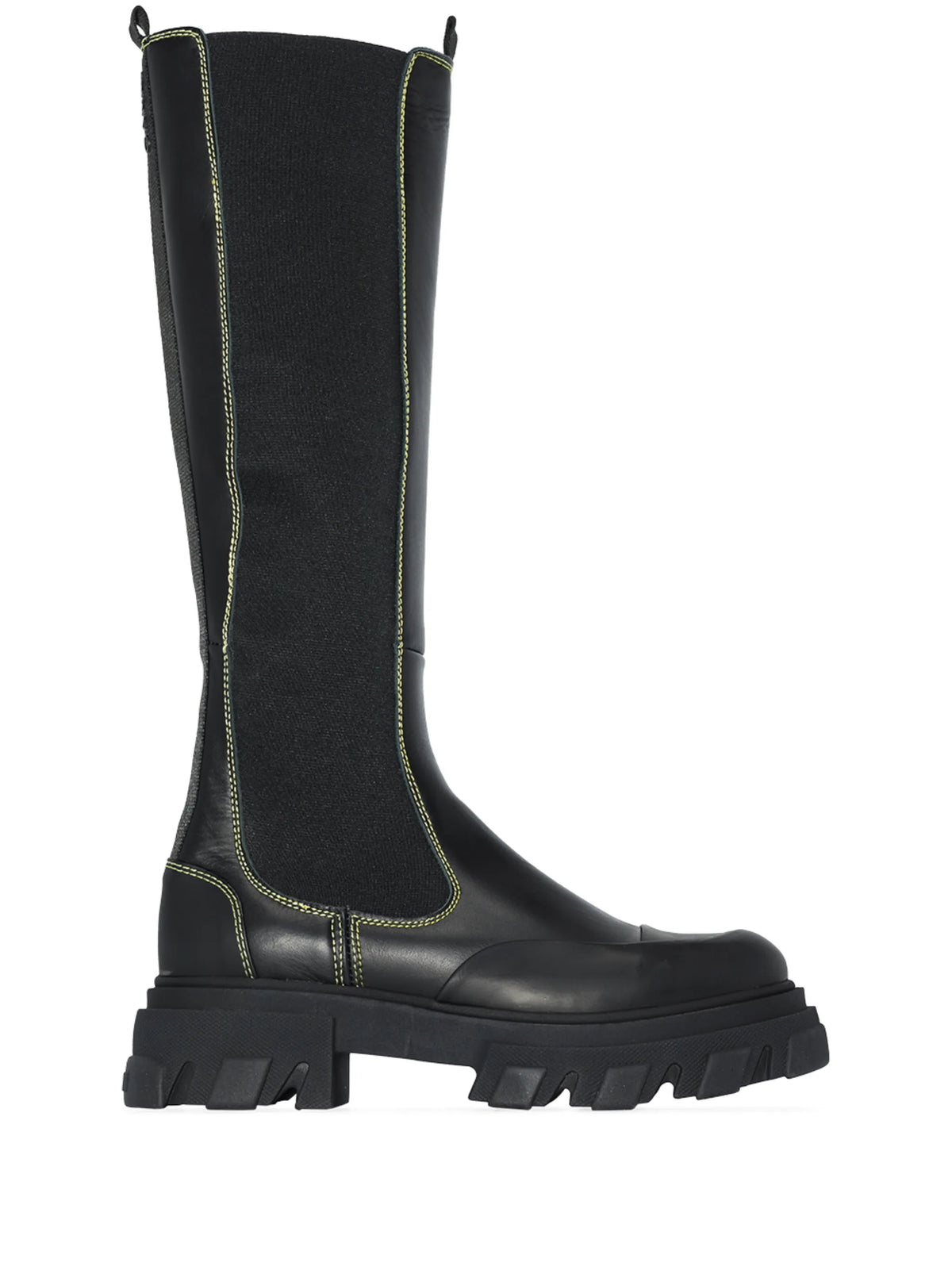 knee-high leather boots