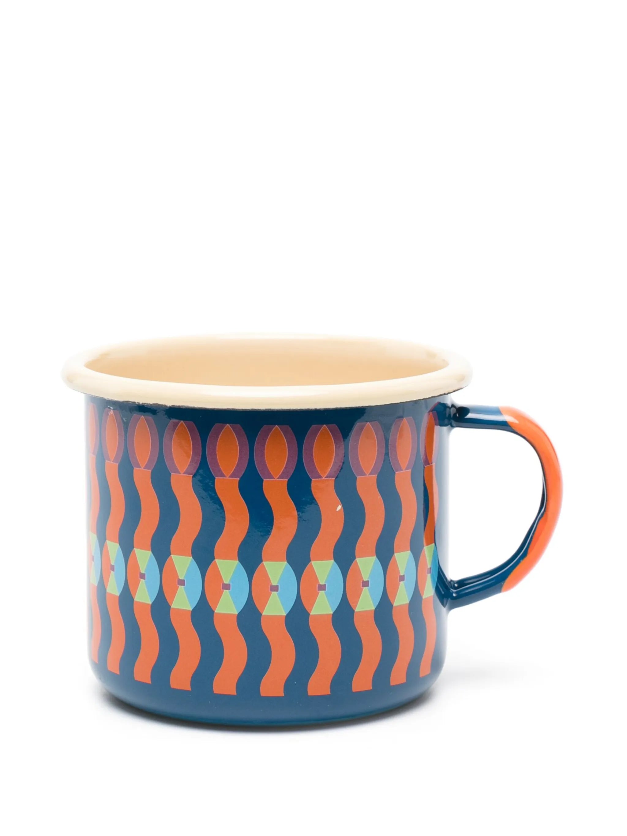 Omi geometric-pattern mug