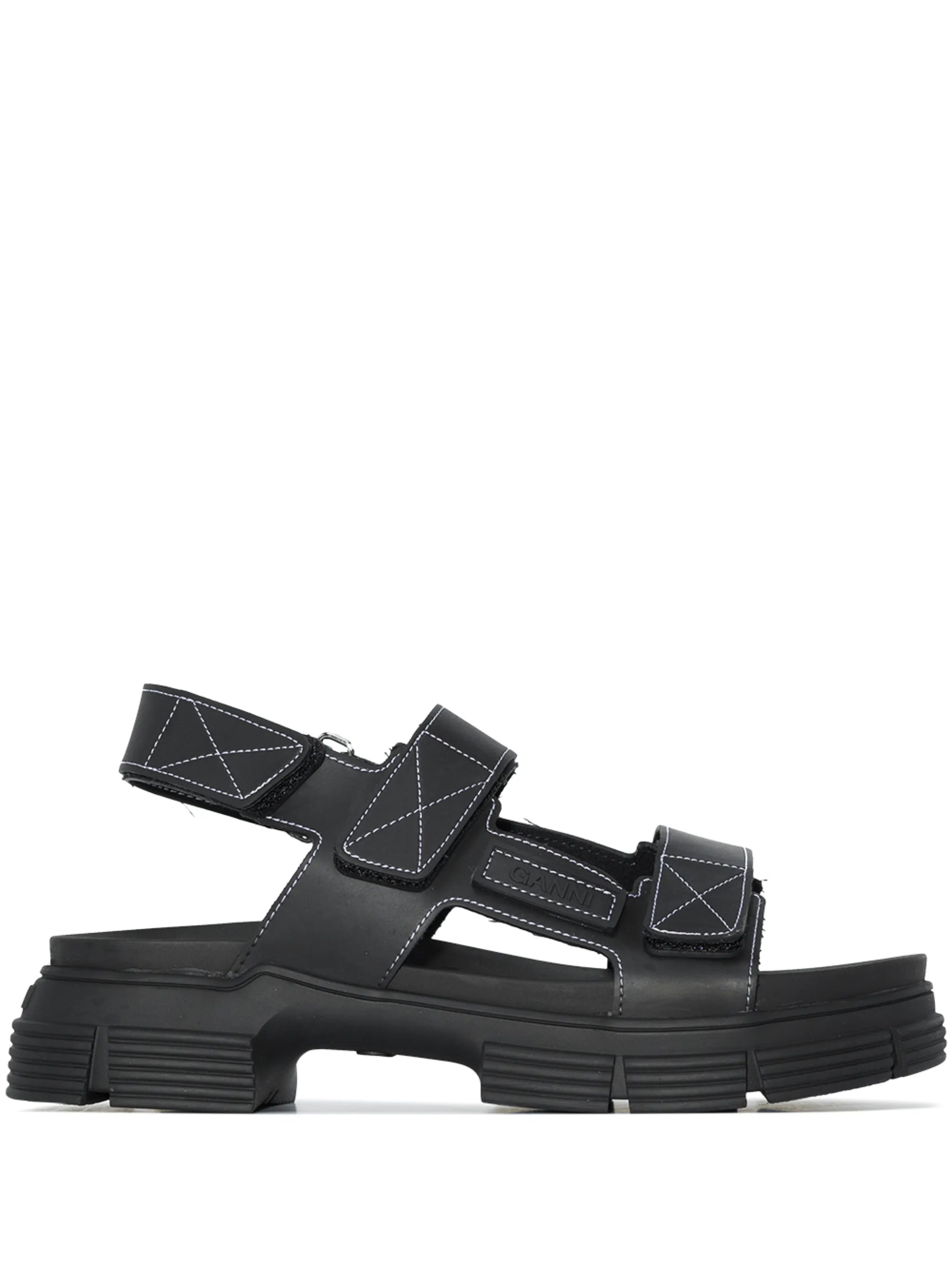 tread sole slingback sandals