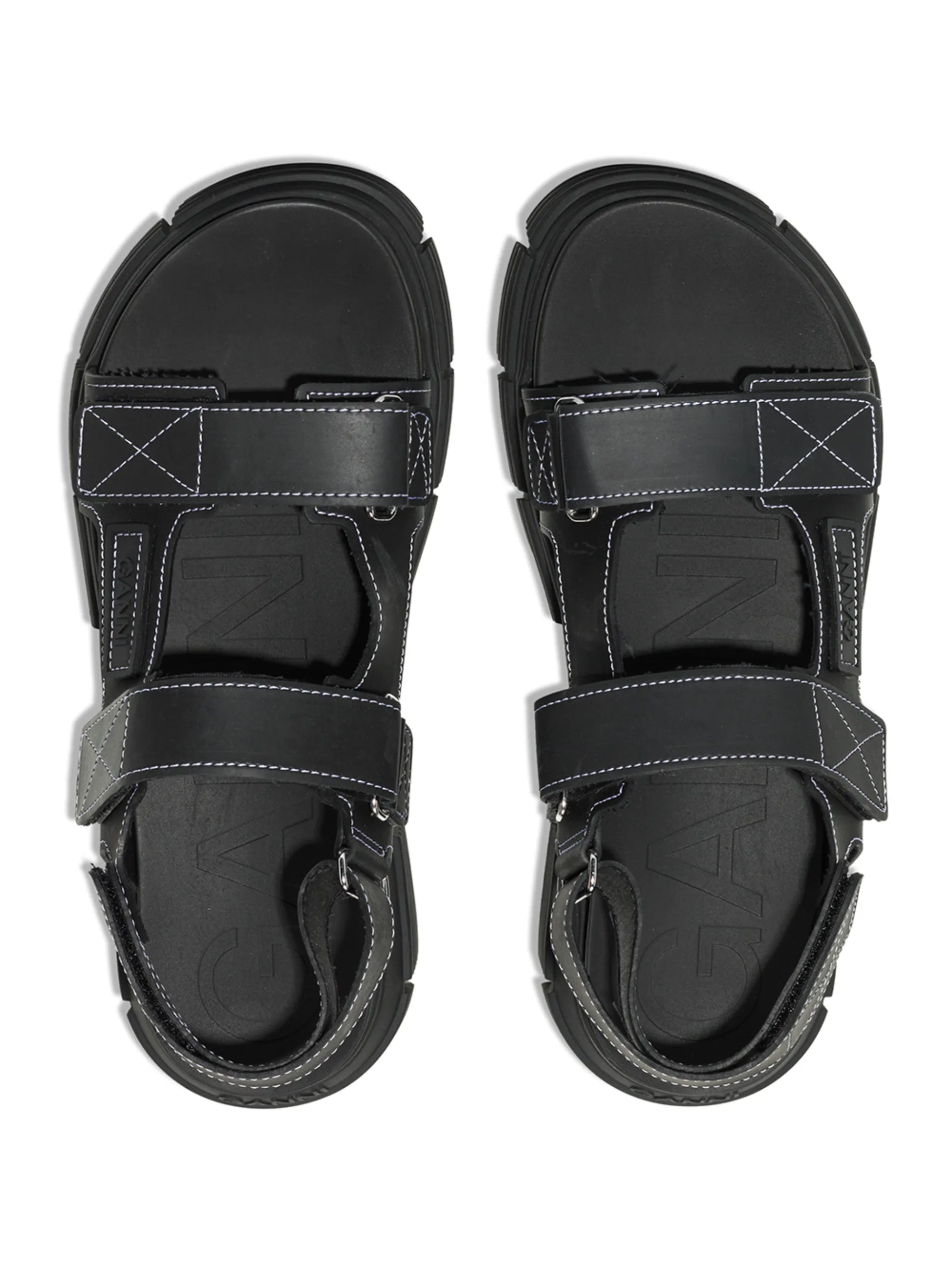 tread sole slingback sandals