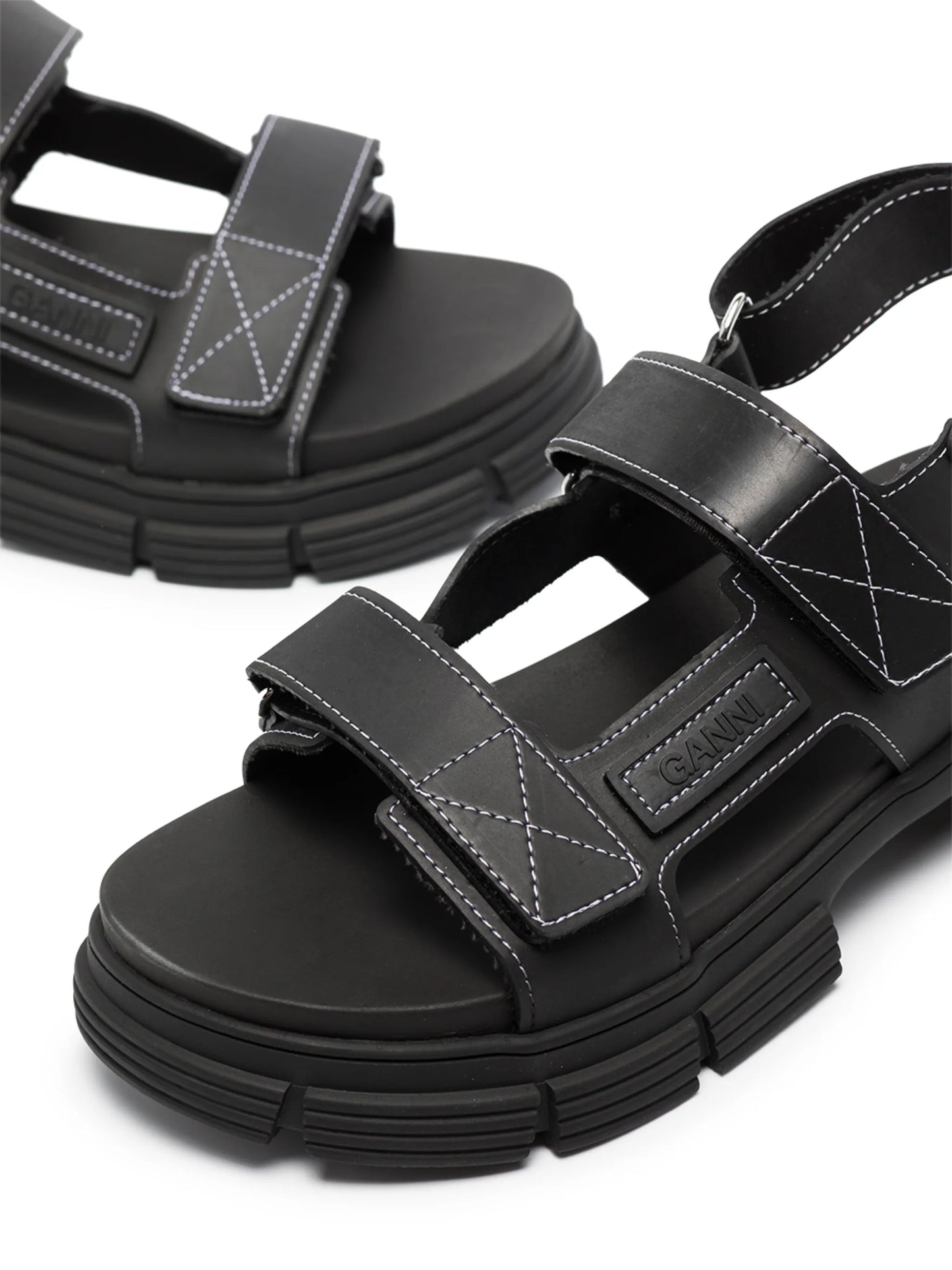 tread sole slingback sandals