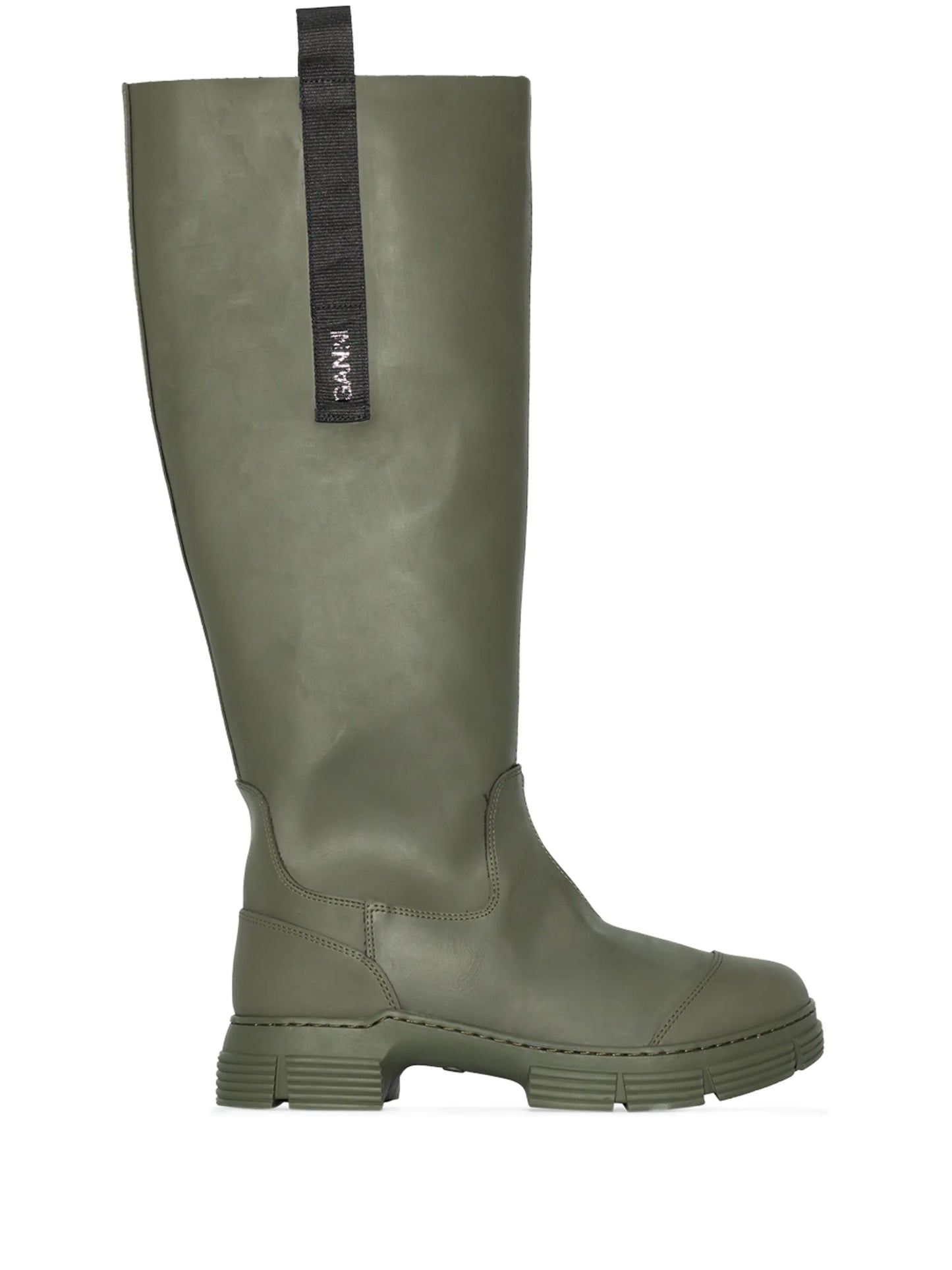 logo-strap boots