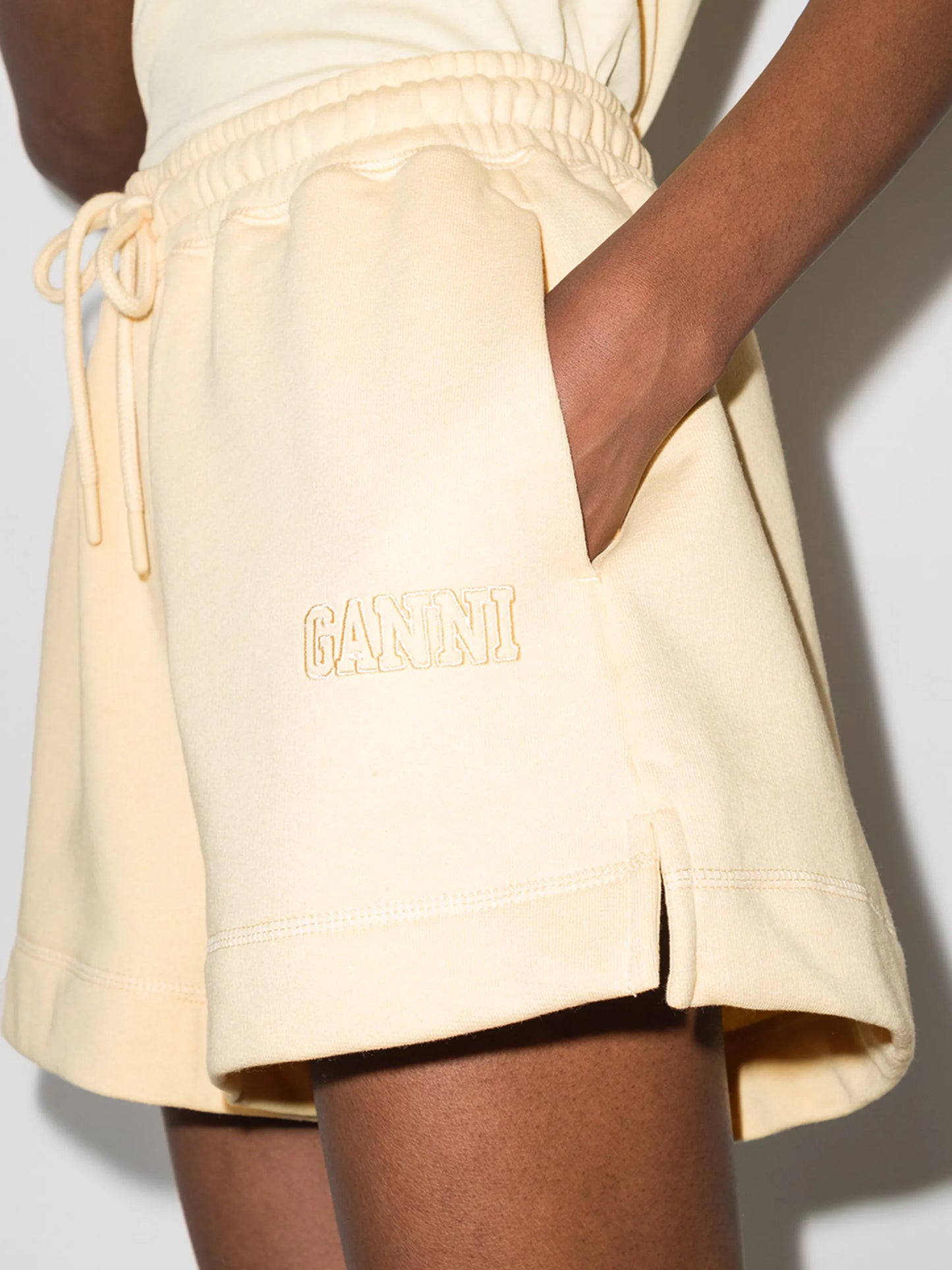 logo-embroidered track shorts
