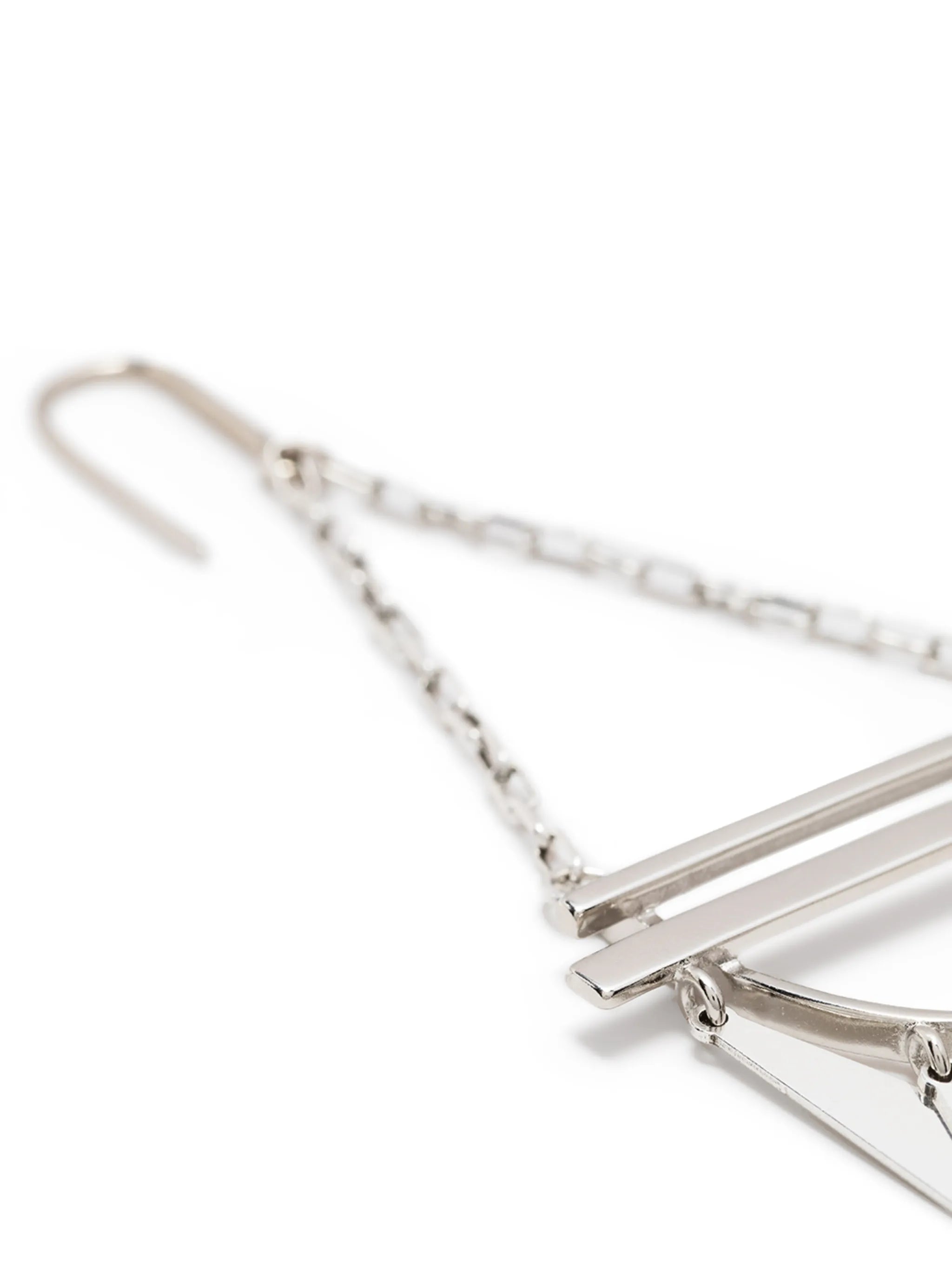 multi-charm drop earrings