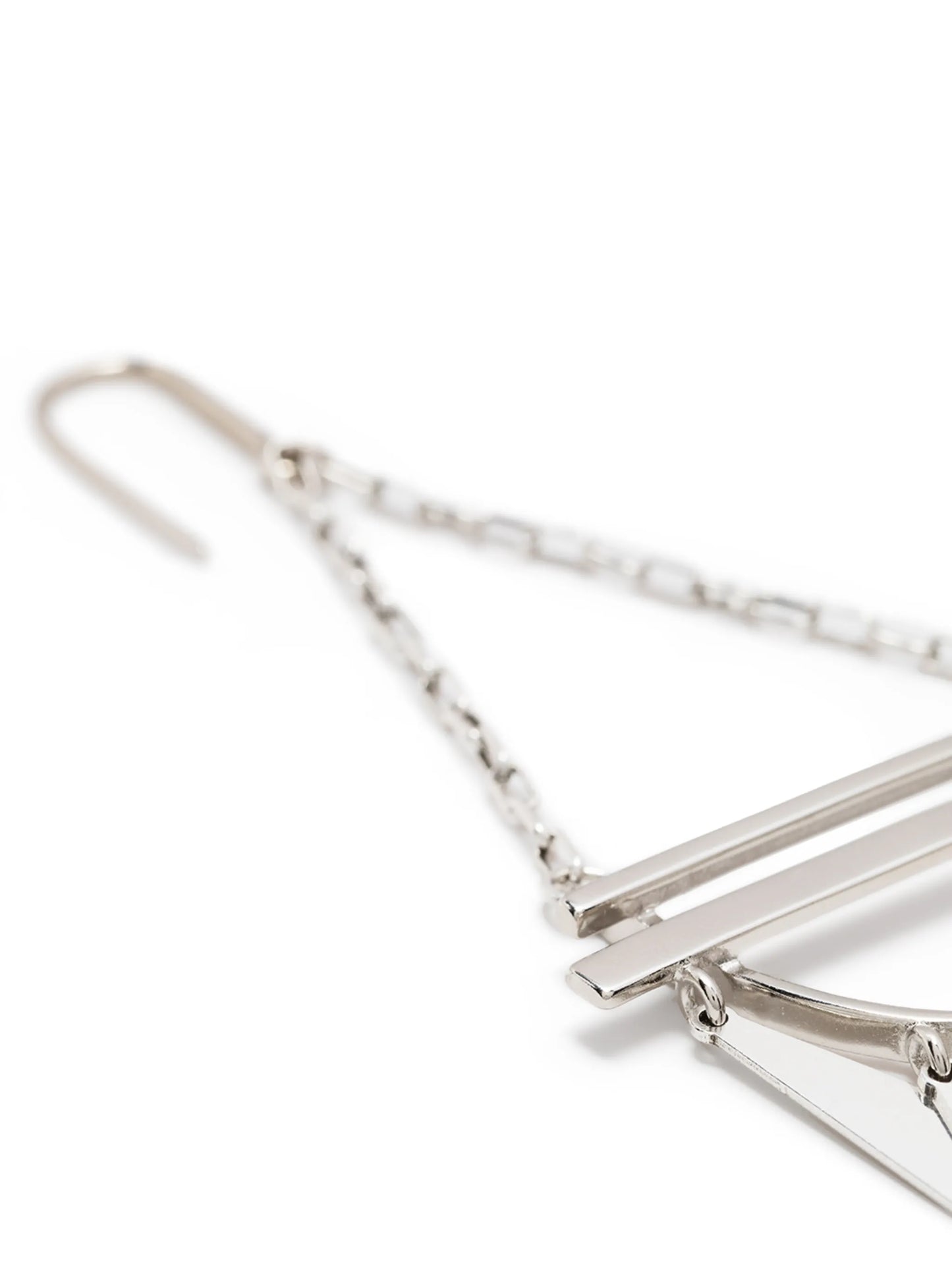 multi-charm drop earrings