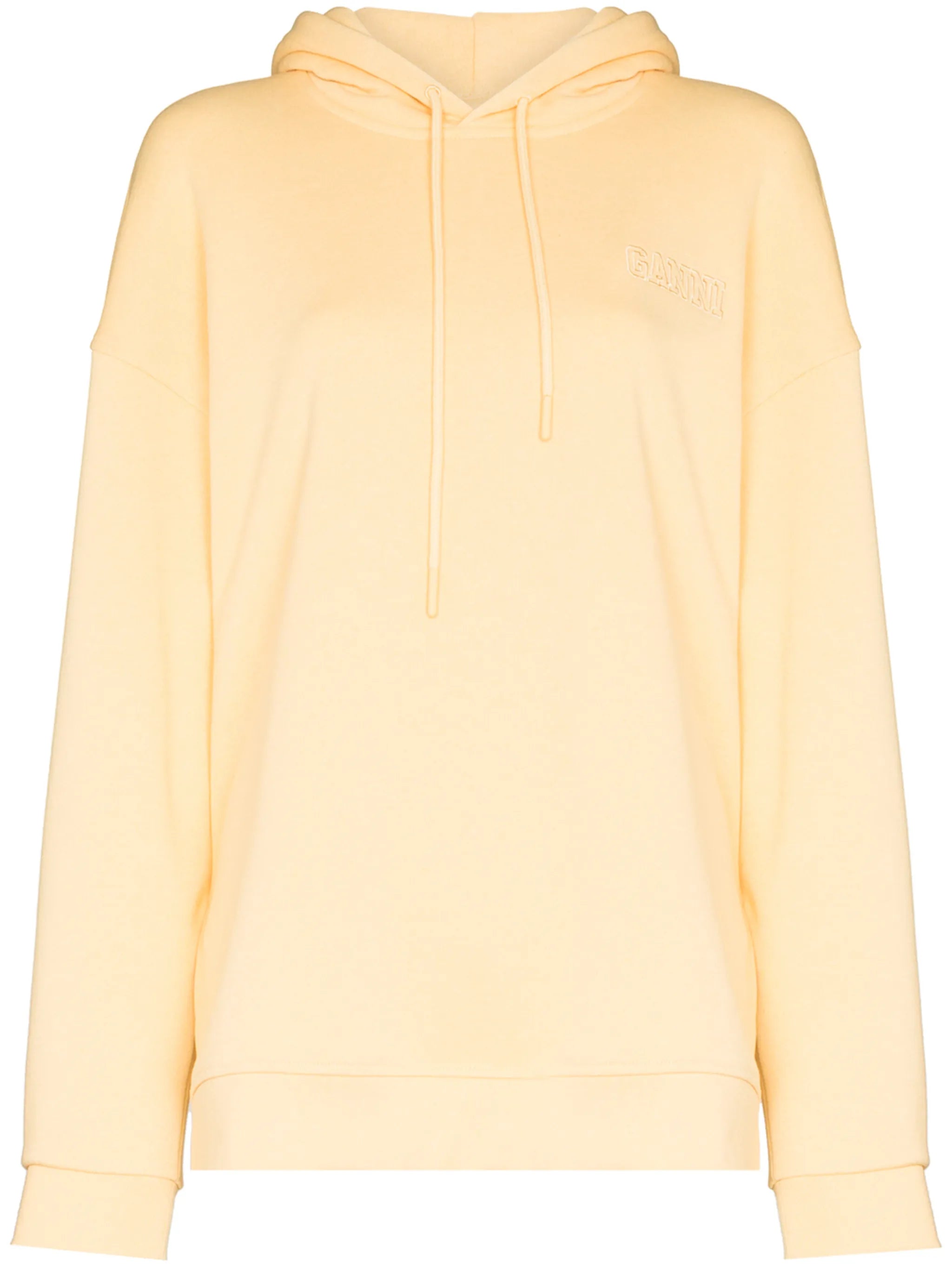 logo-embroidered oversized hoodie