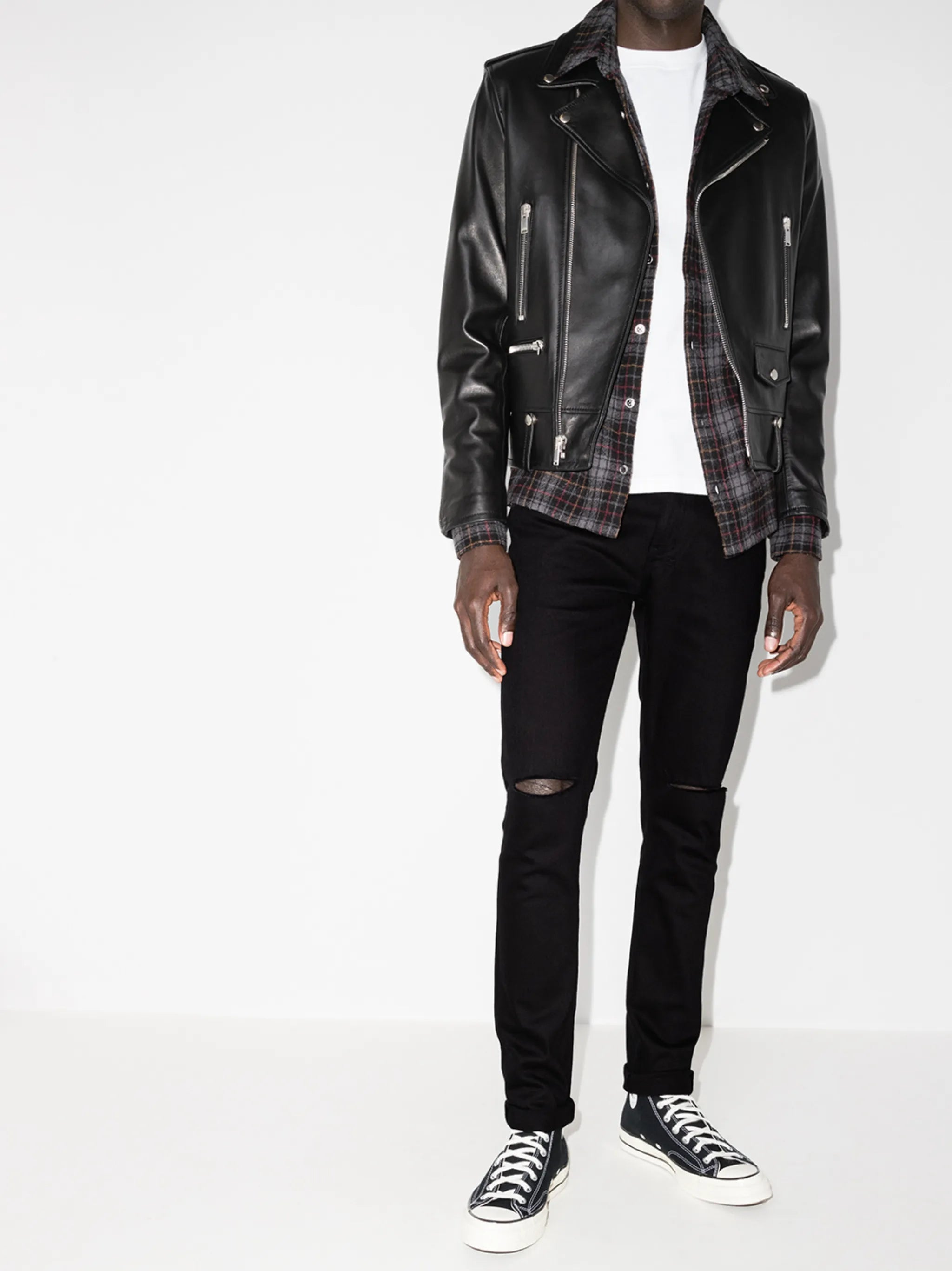 Ace slice skinny jeans