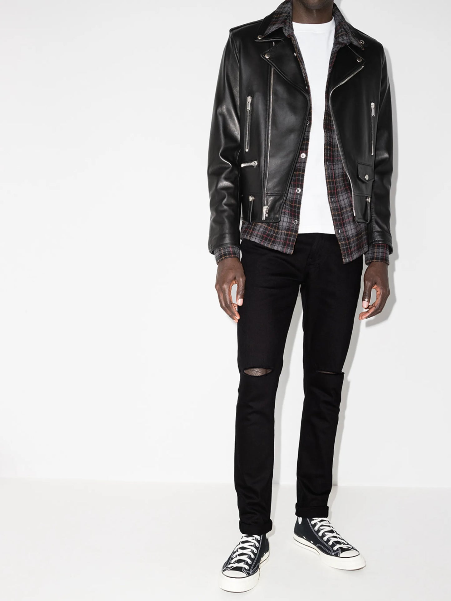 Ace slice skinny jeans