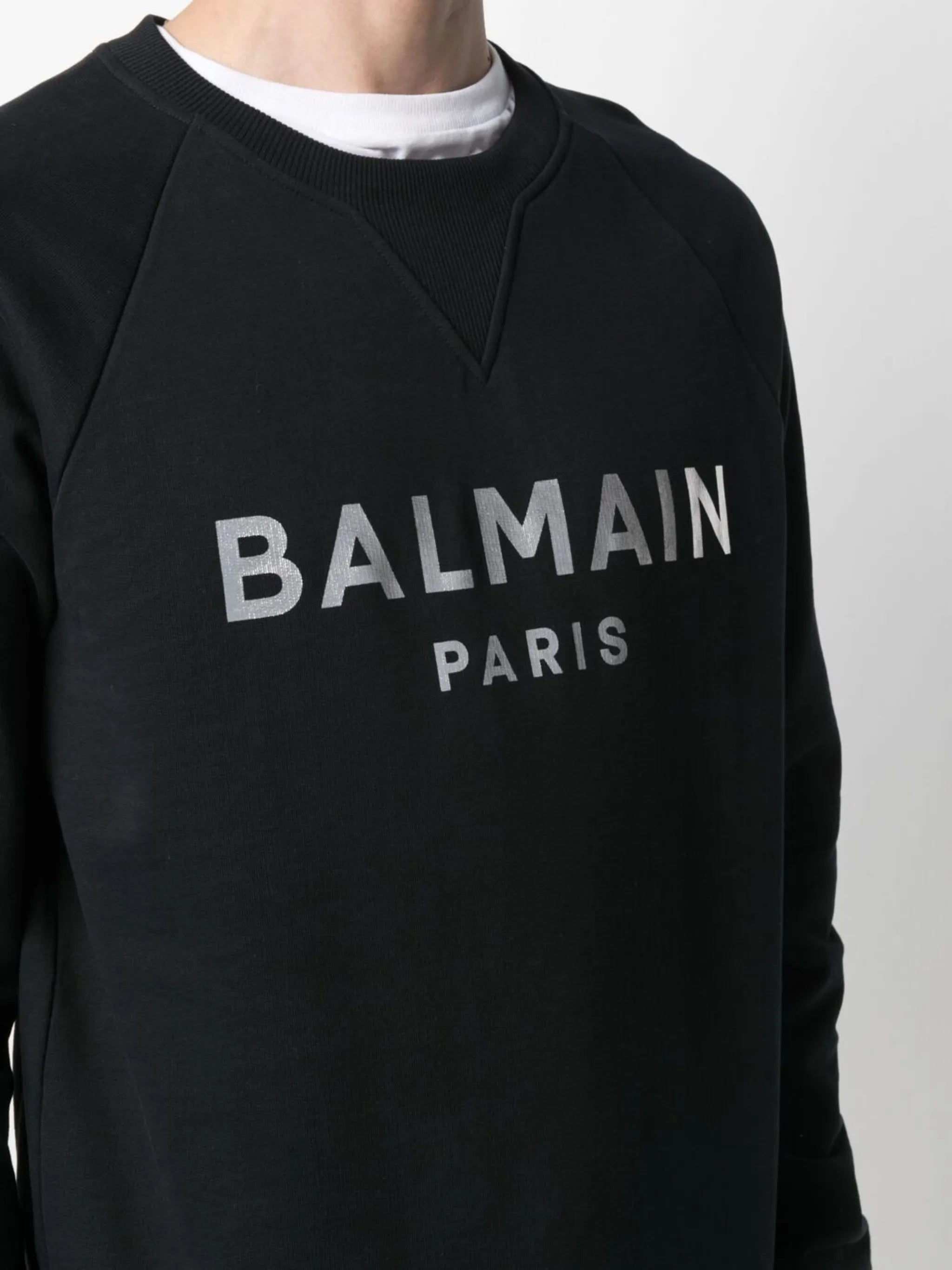 logo-print raglan sweatshirt