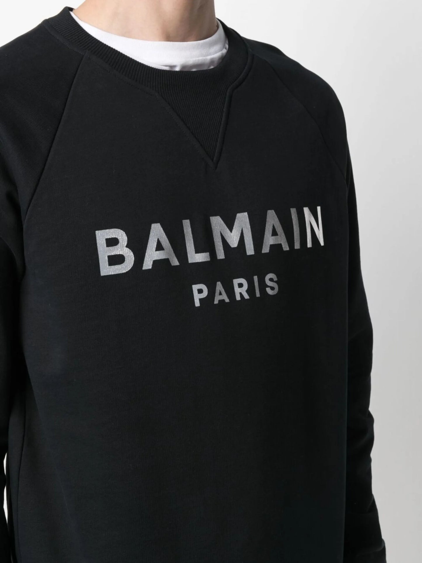 logo-print raglan sweatshirt