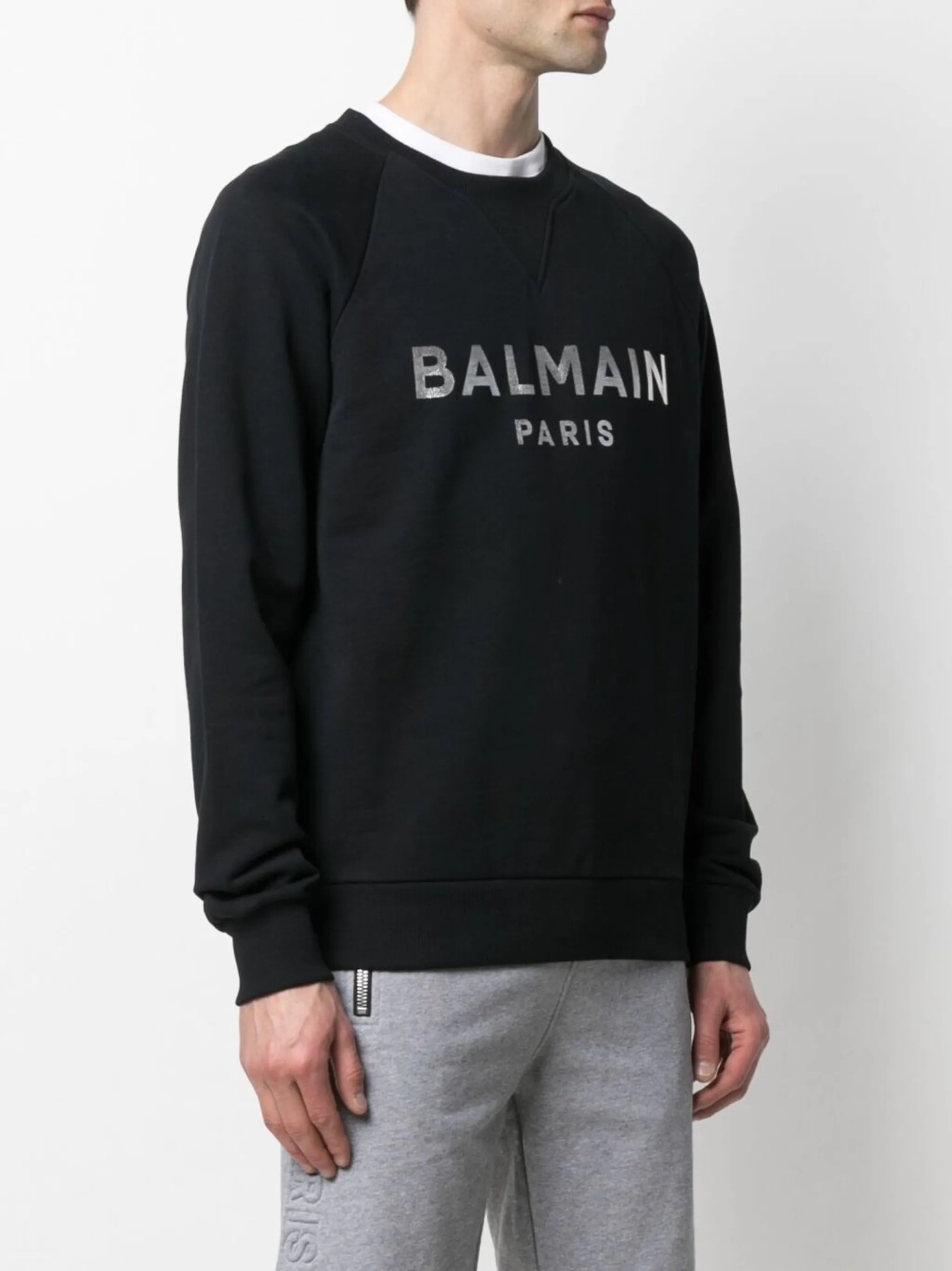 logo-print raglan sweatshirt
