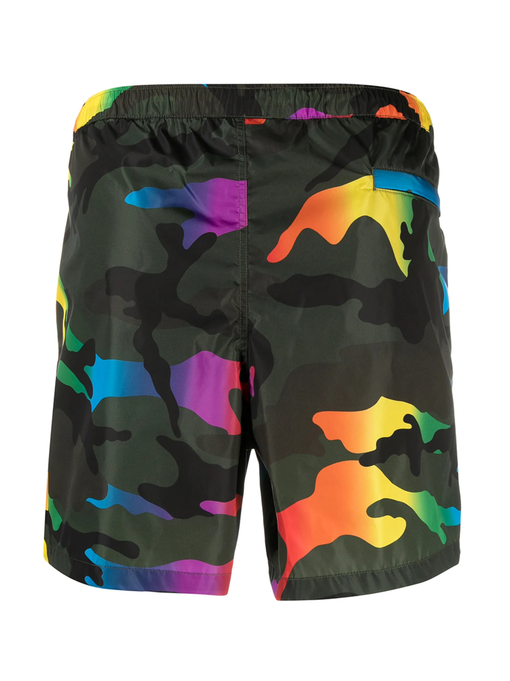 camouflage-print swim shorts