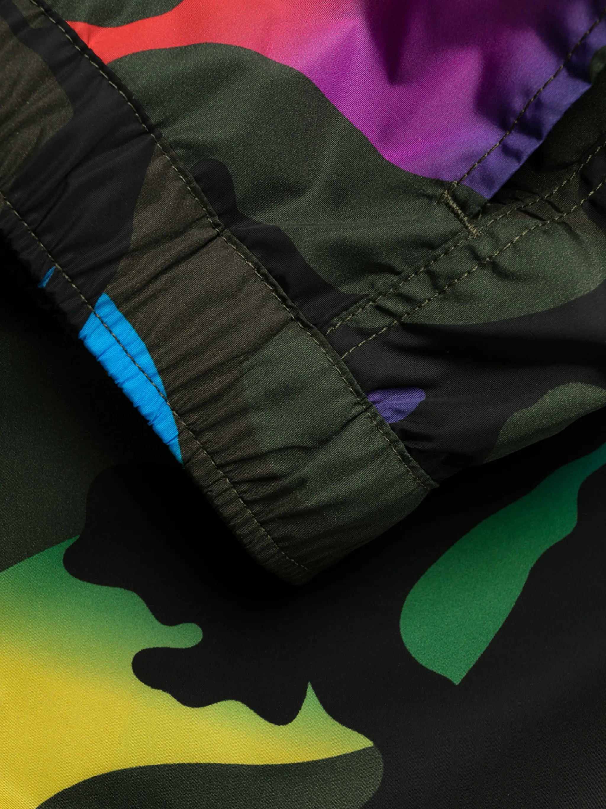 camouflage-print swim shorts