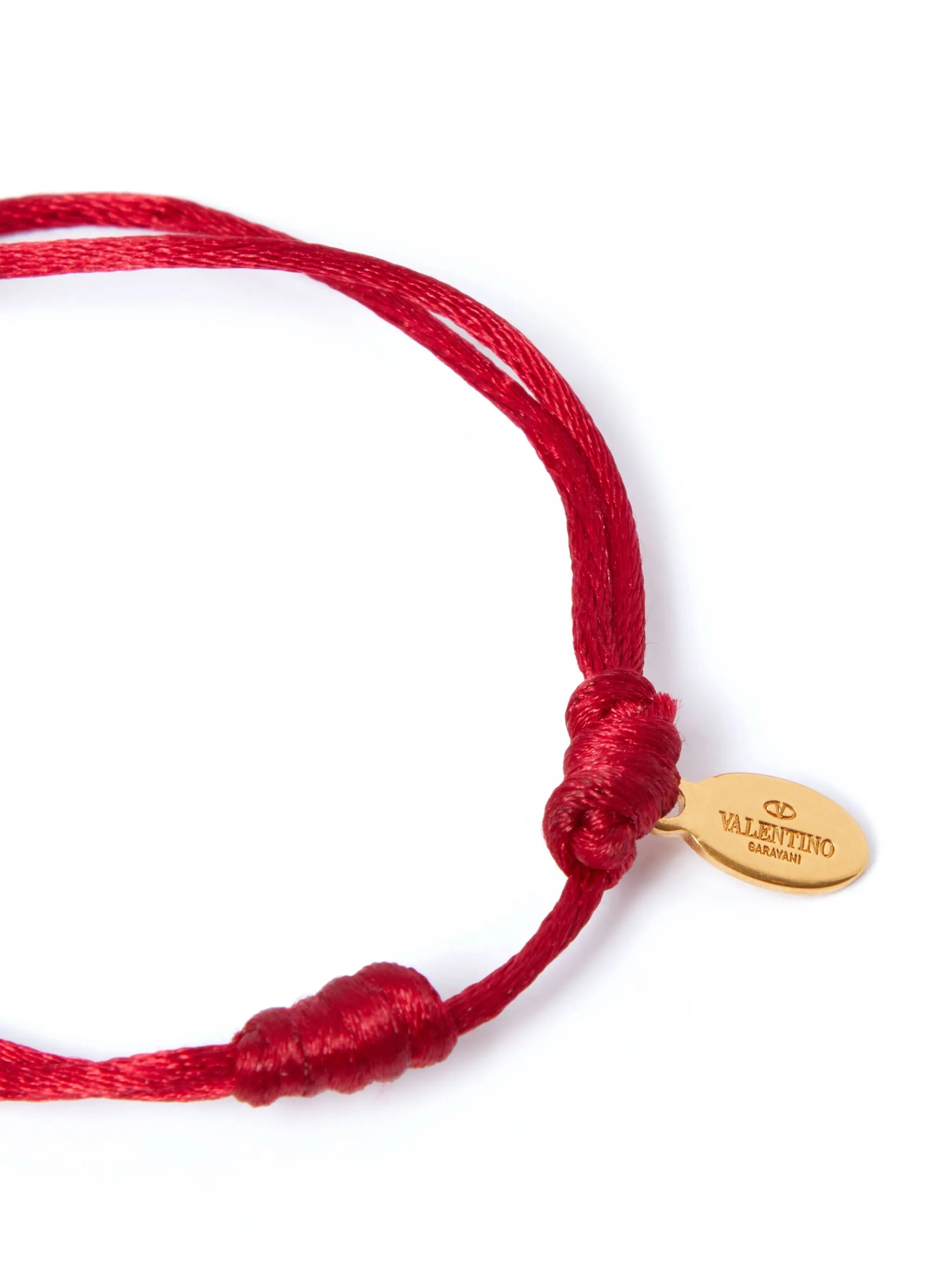 adjustable VLOGO encrusted bracelet