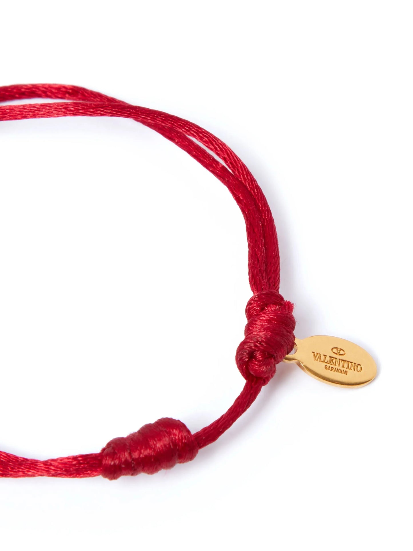 adjustable VLOGO encrusted bracelet