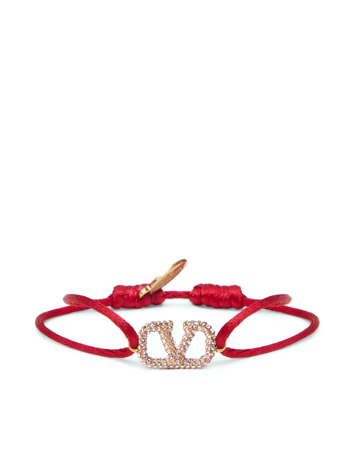 adjustable VLOGO encrusted bracelet