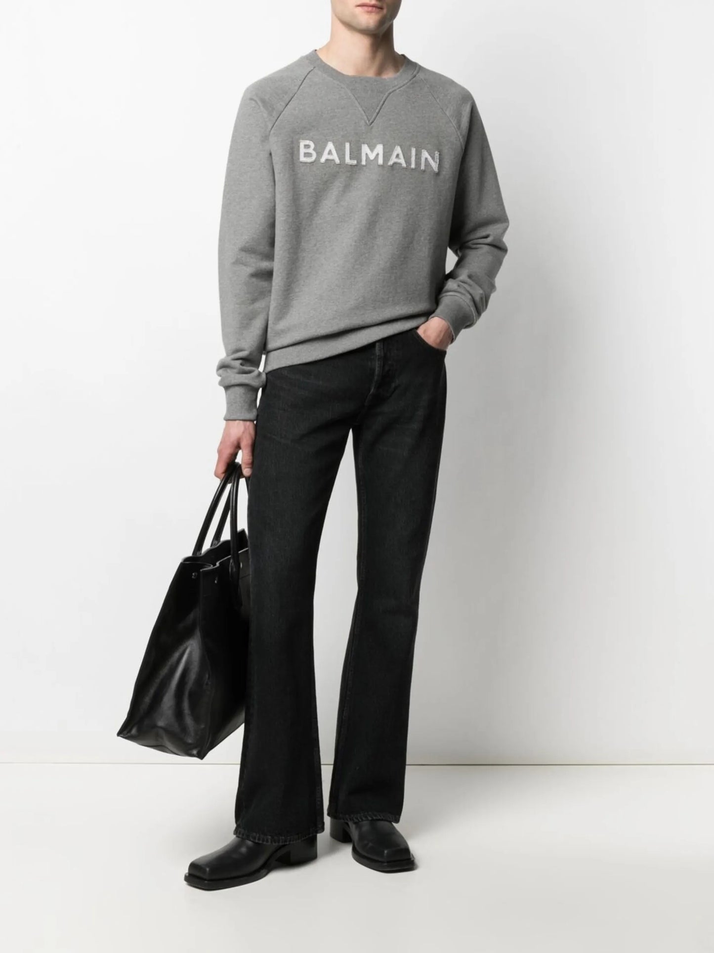 logo-appliqué sweatshirt
