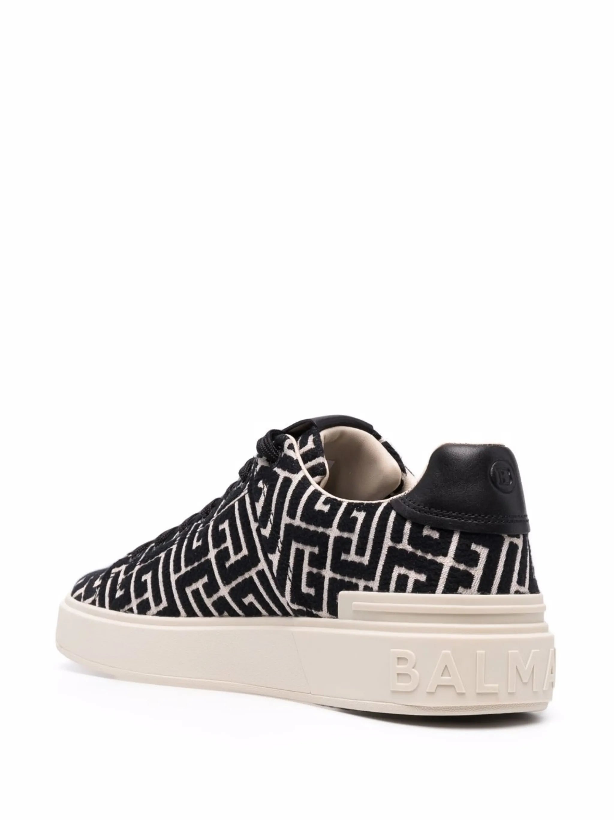 B-Court monogram-pattern sneakers