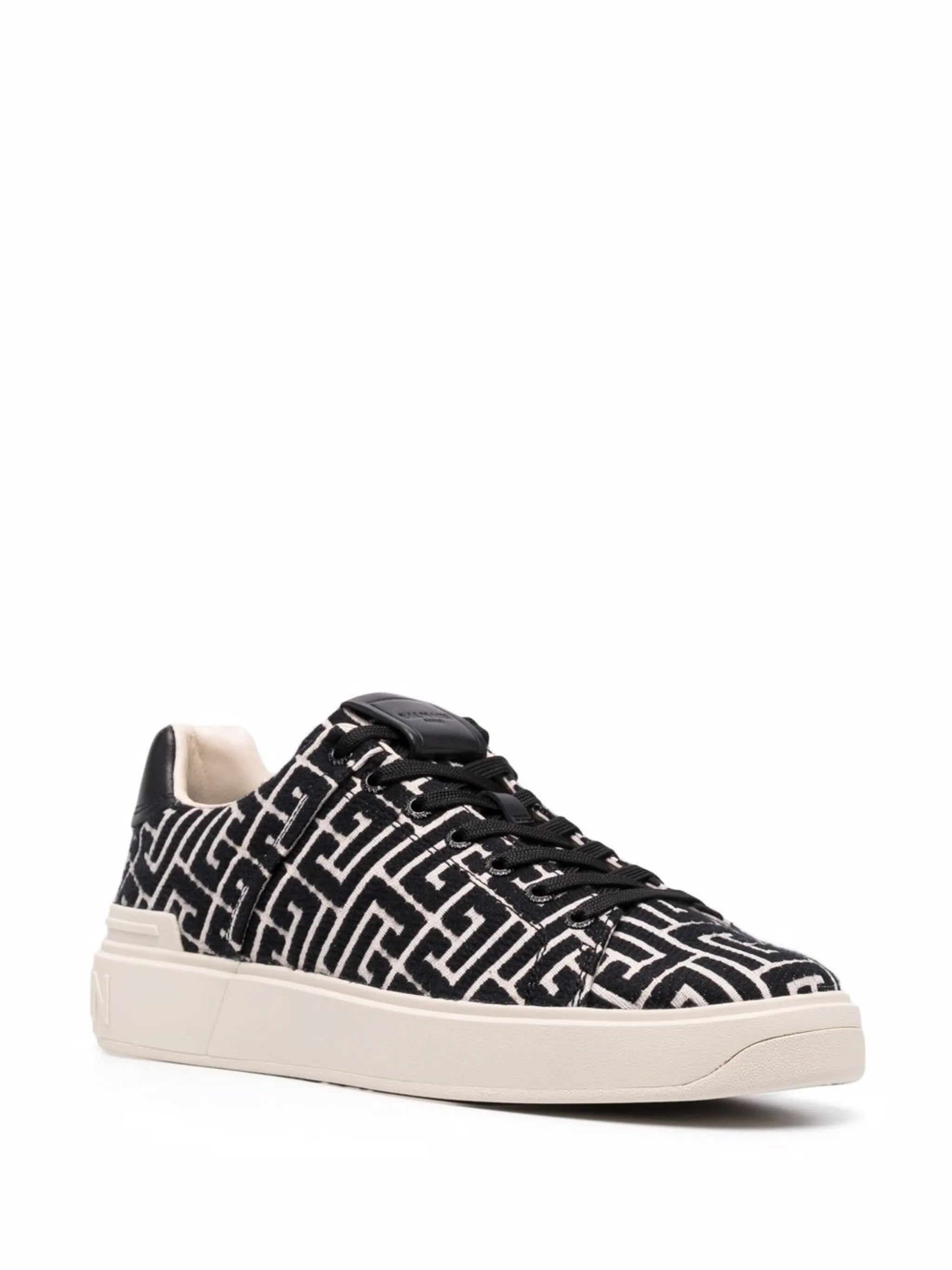 B-Court monogram-pattern sneakers