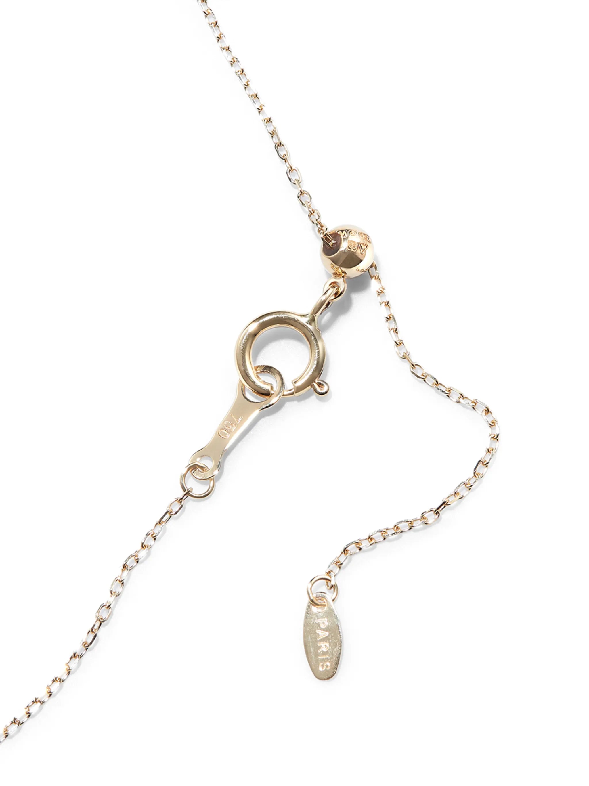 18kt yellow gold 7 Chakras necklace