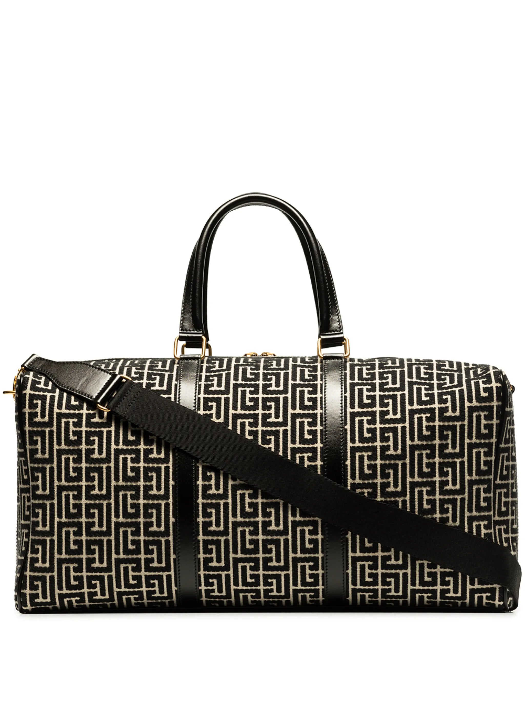 jacquard monogram holdall