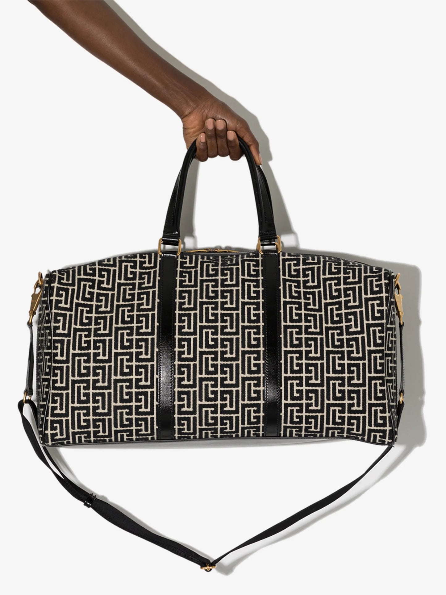 jacquard monogram holdall