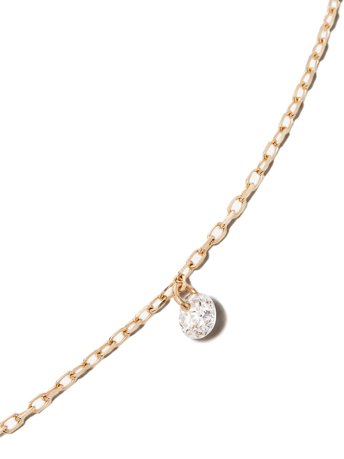 18kt yellow gold Cross diamond pendant necklace
