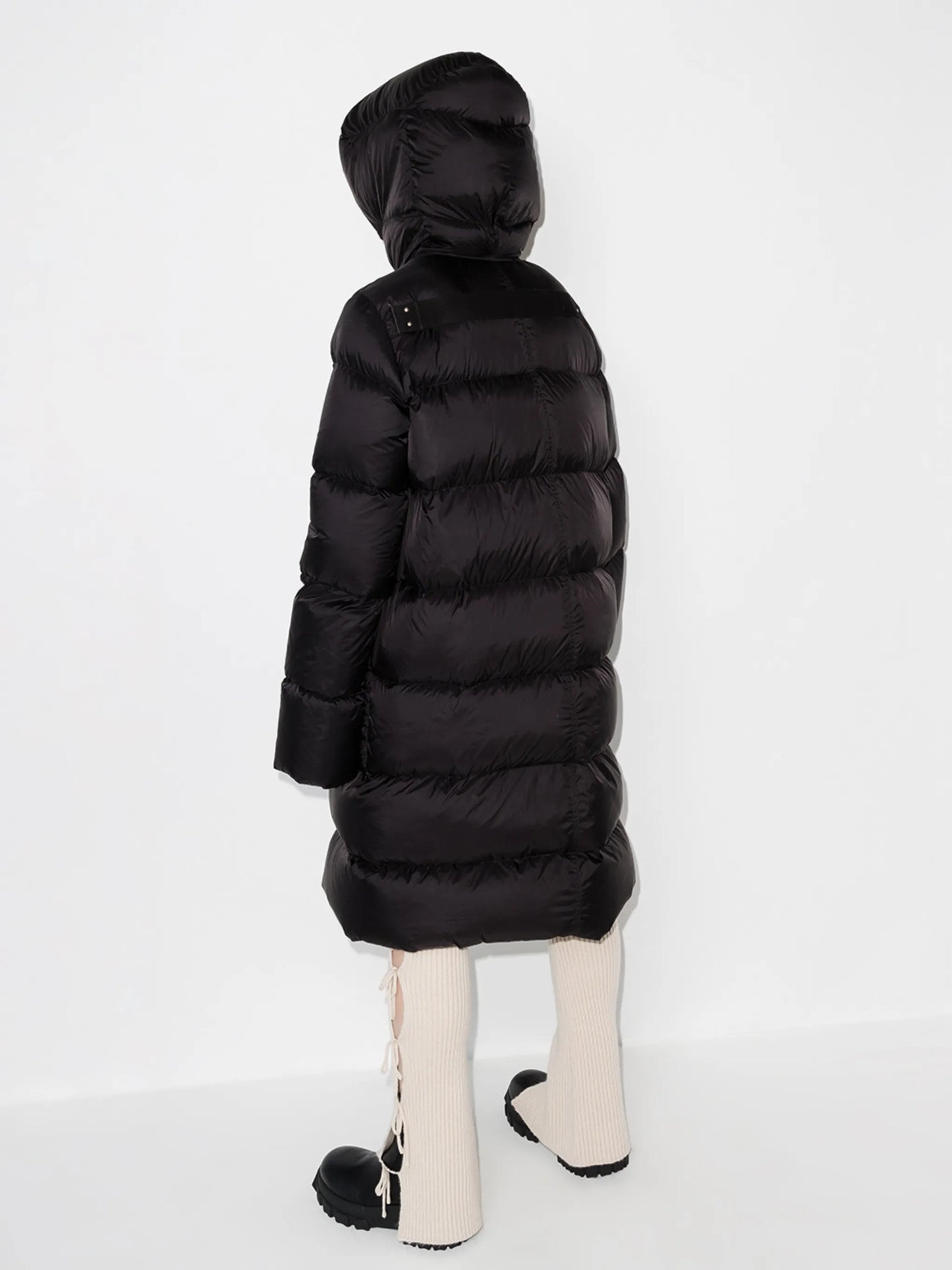 hooded puffer coat