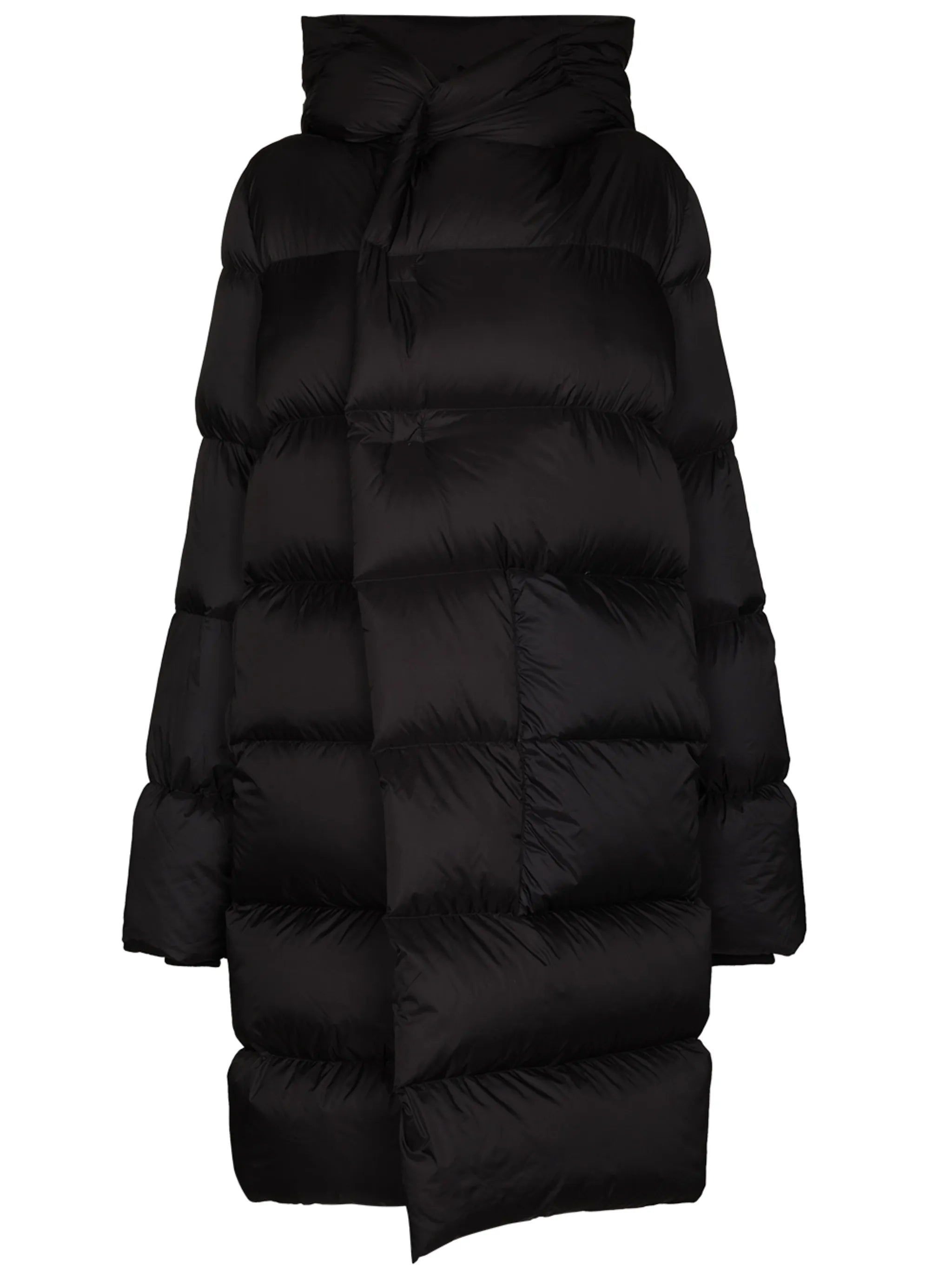 hooded puffer coat