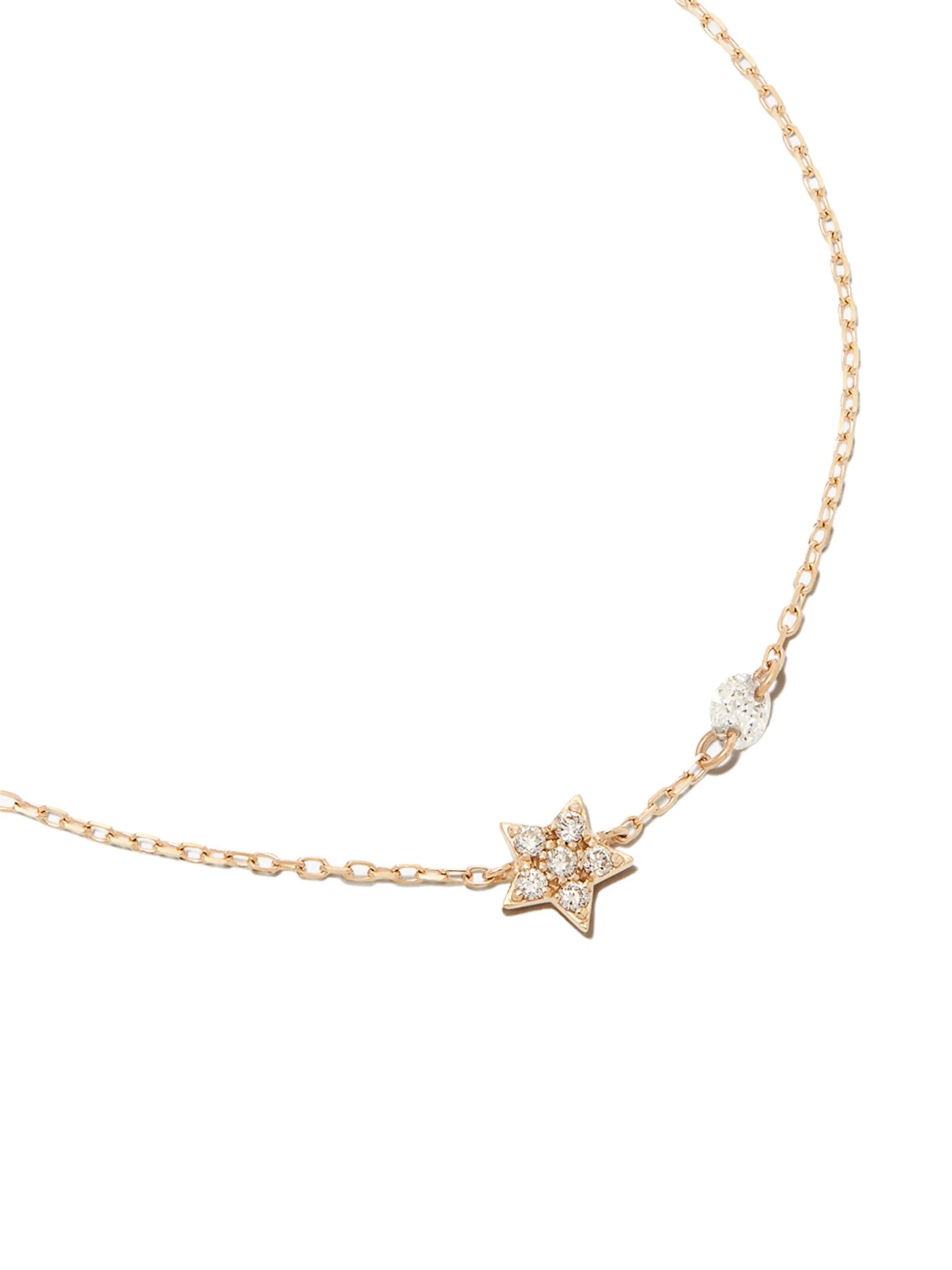 18kt yellow gold Star diamond bracelet