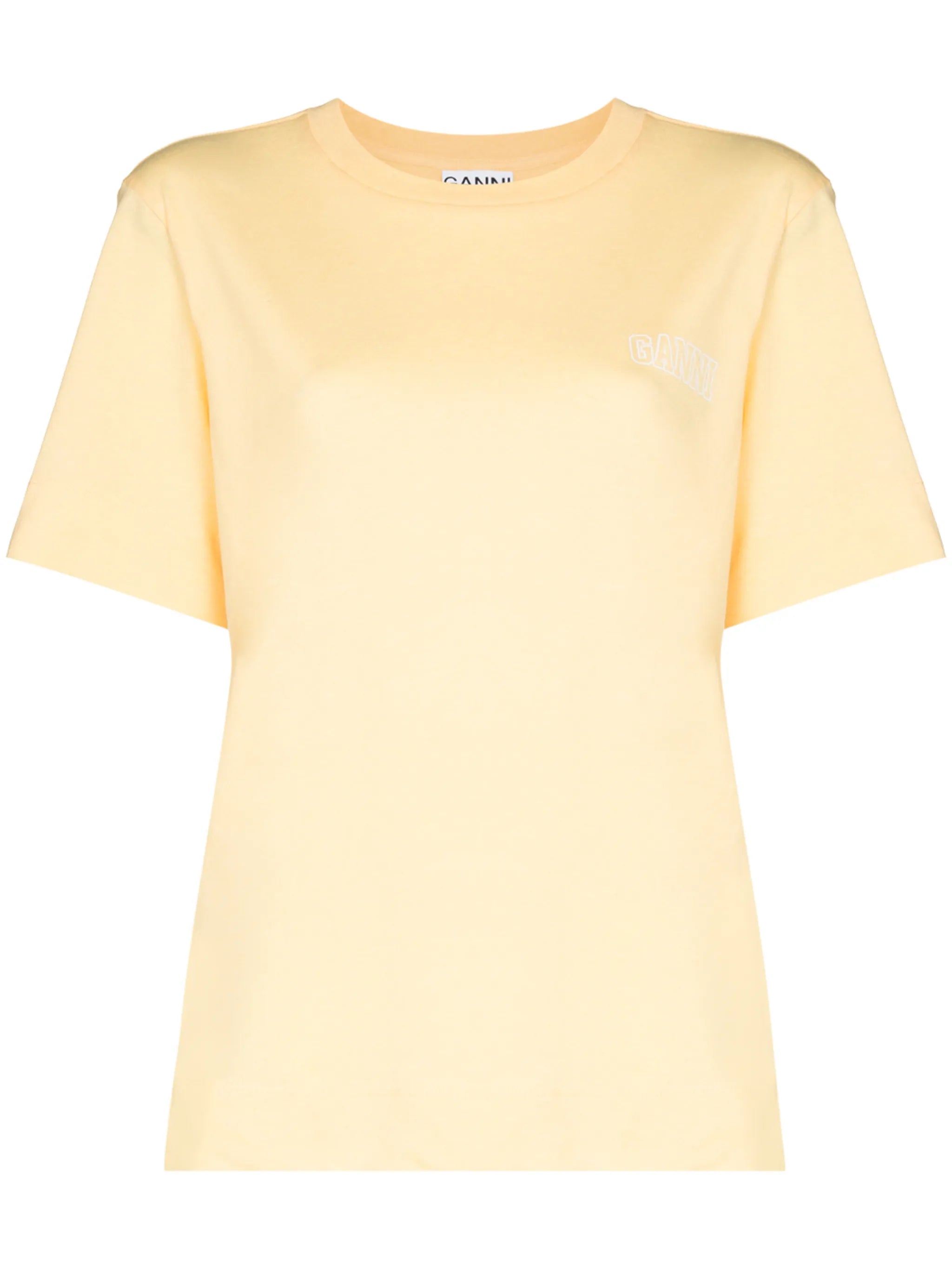 logo-embroidered crew neck T-shirt