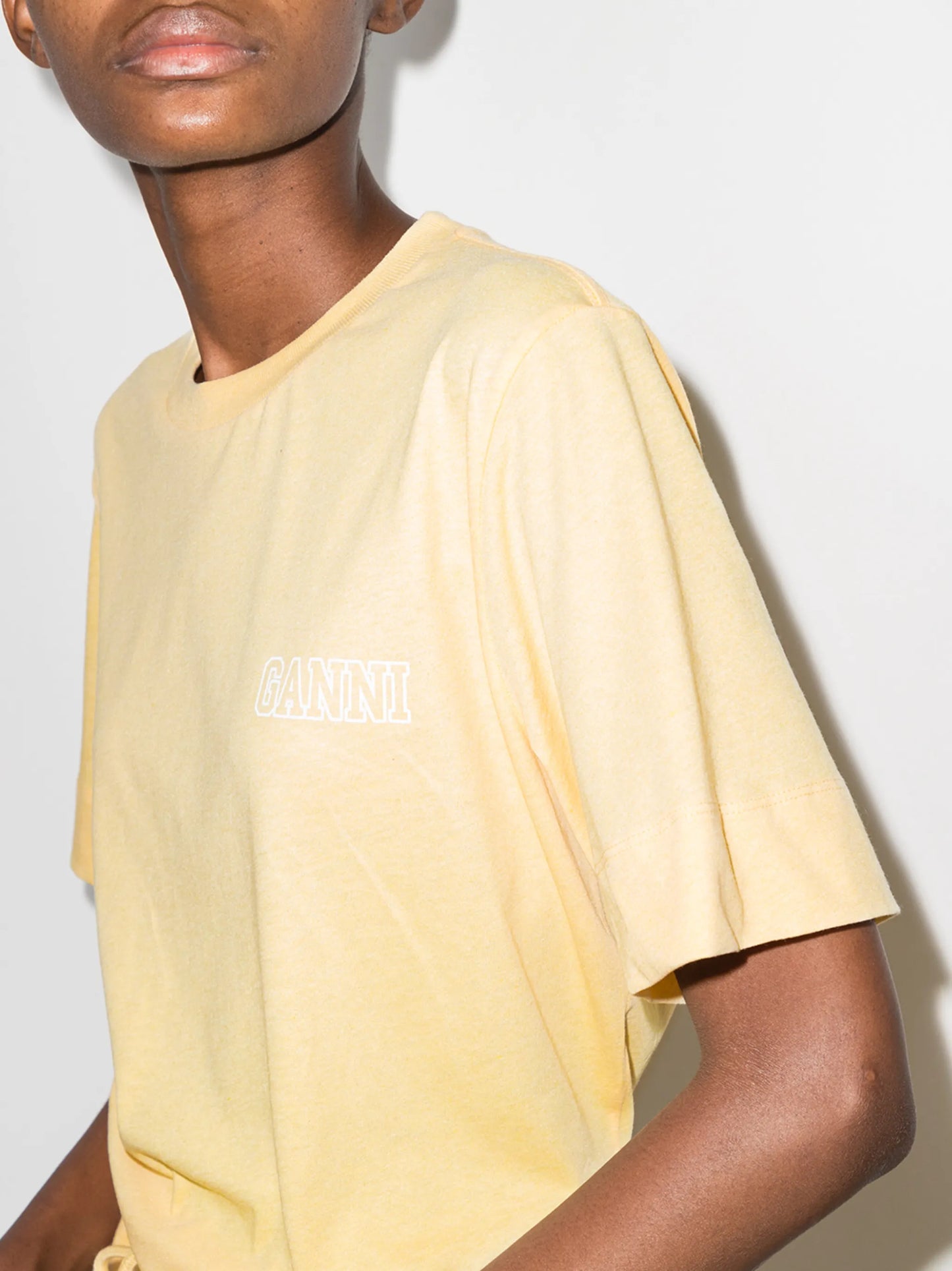 logo-embroidered crew neck T-shirt