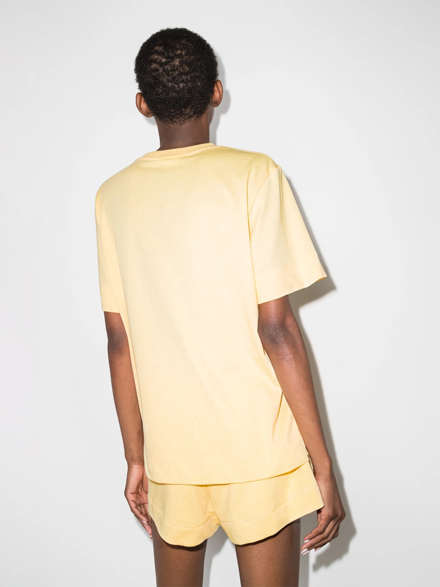 logo-embroidered crew neck T-shirt