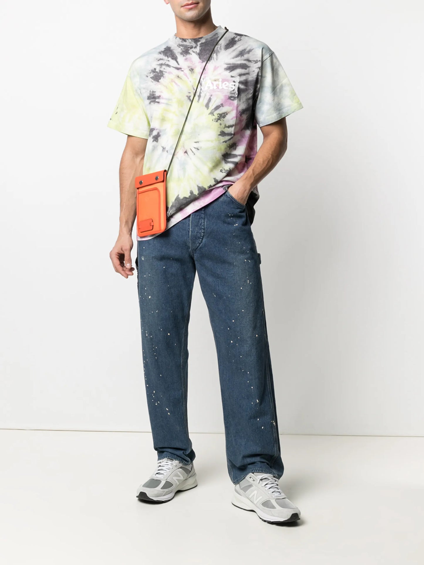 tie-dye cotton t-shirt