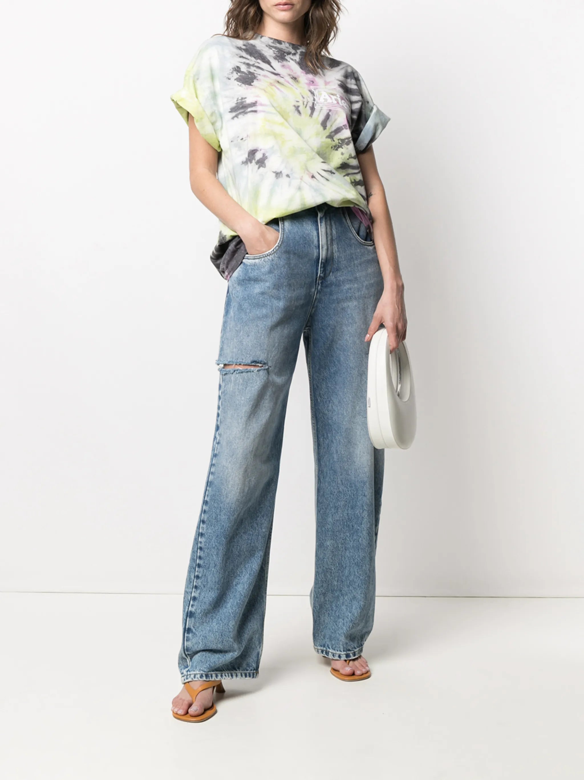 tie-dye cotton t-shirt