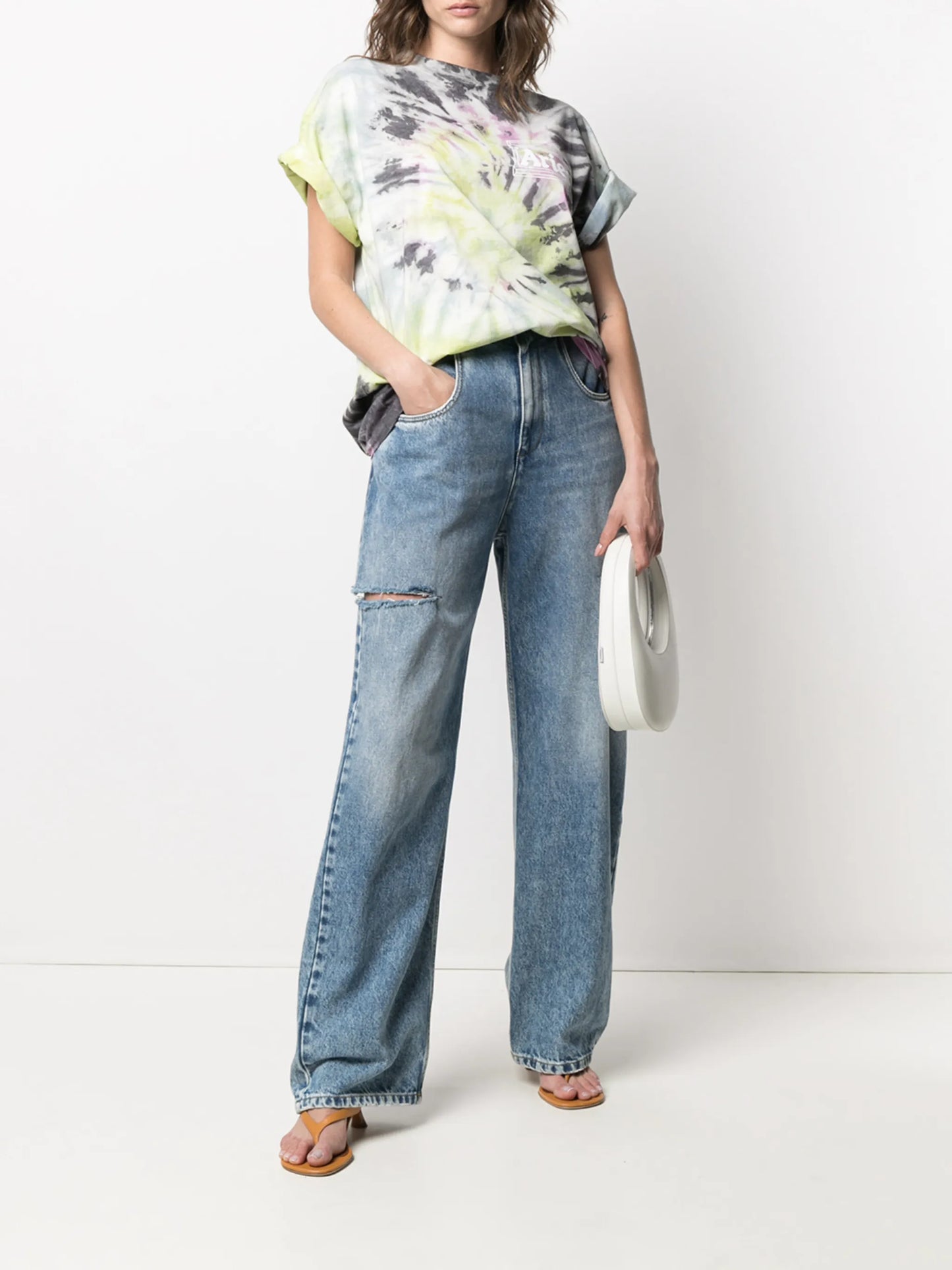 tie-dye cotton t-shirt