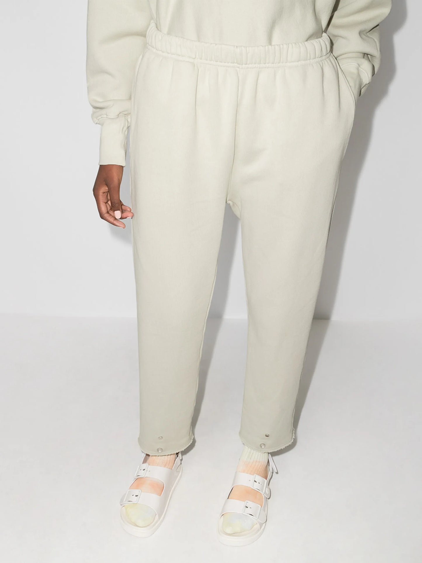 cropped tapered trackpants